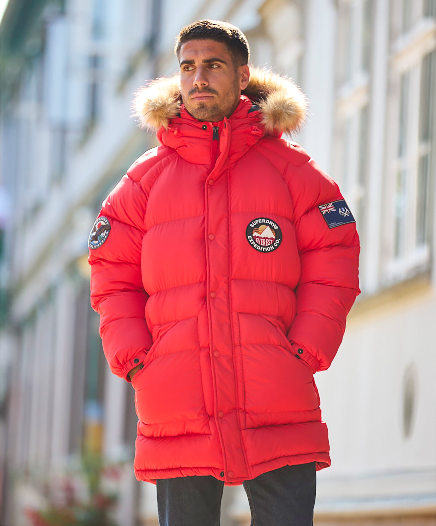 Superdry Everest Longline Parka Herre