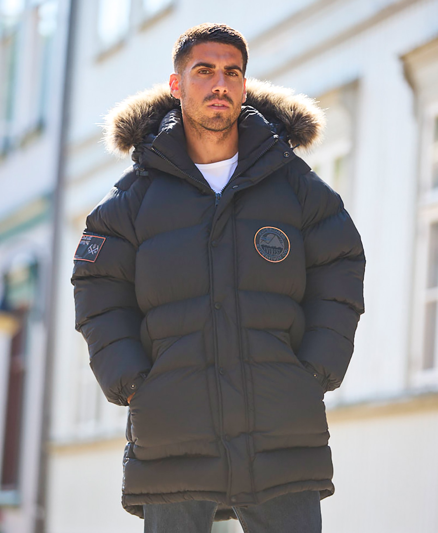 Superdry Everest Longline Parka Herre