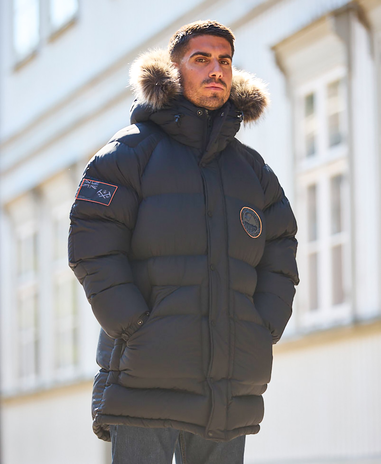 Superdry Everest Longline Parka Herre