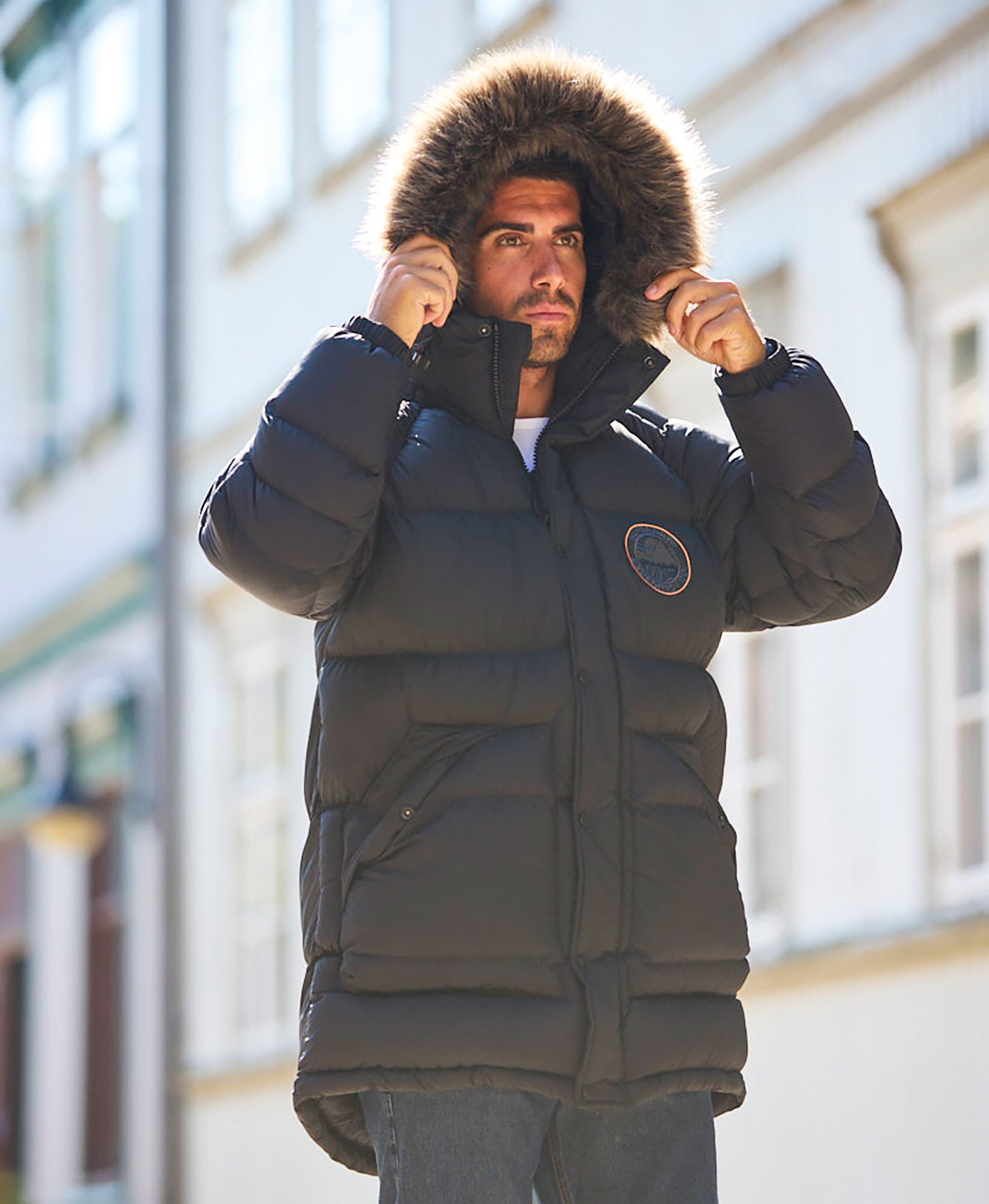 Superdry Everest Longline Parka Herre