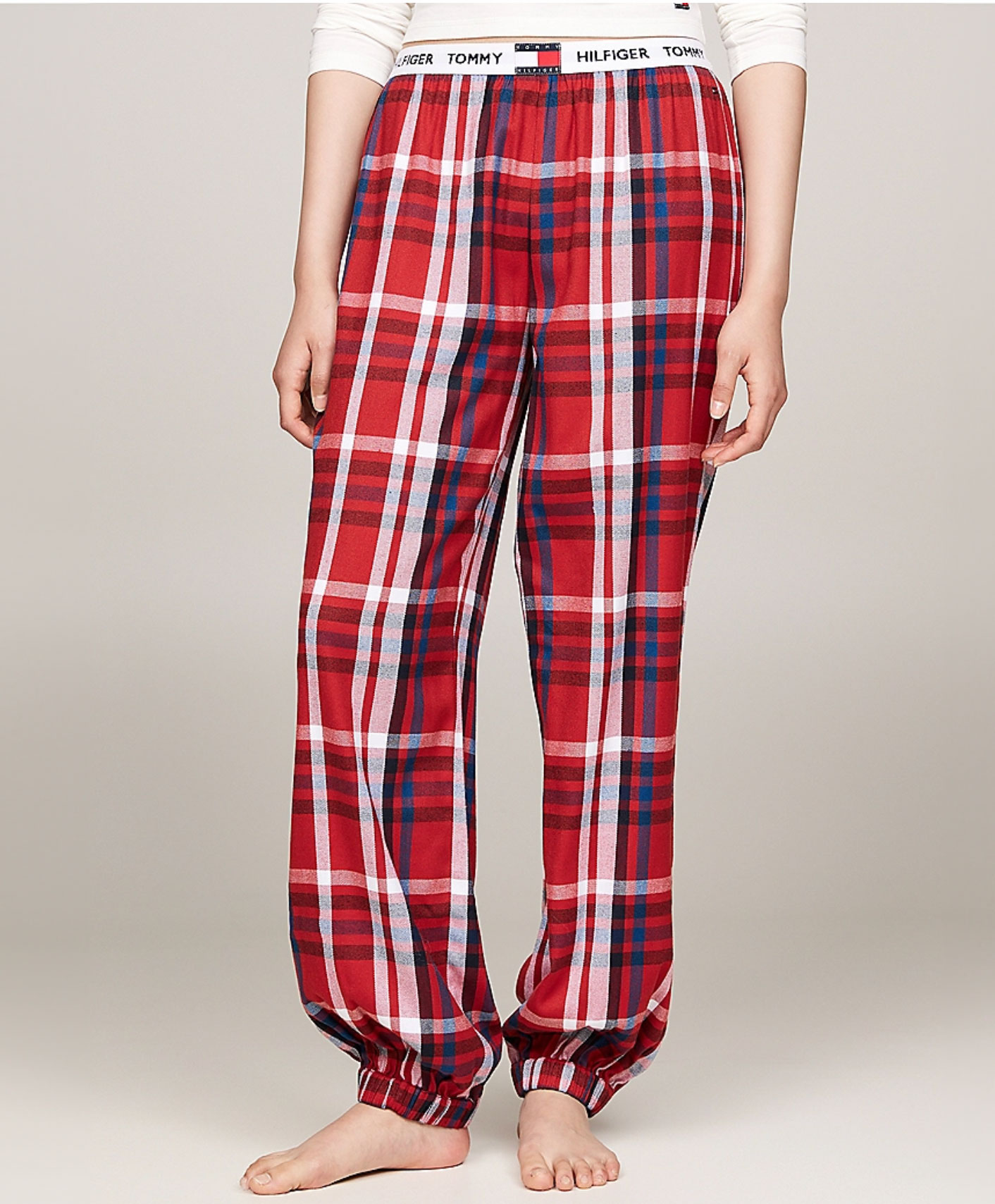 Tommy Hilfiger Flannel Cuffed Pant