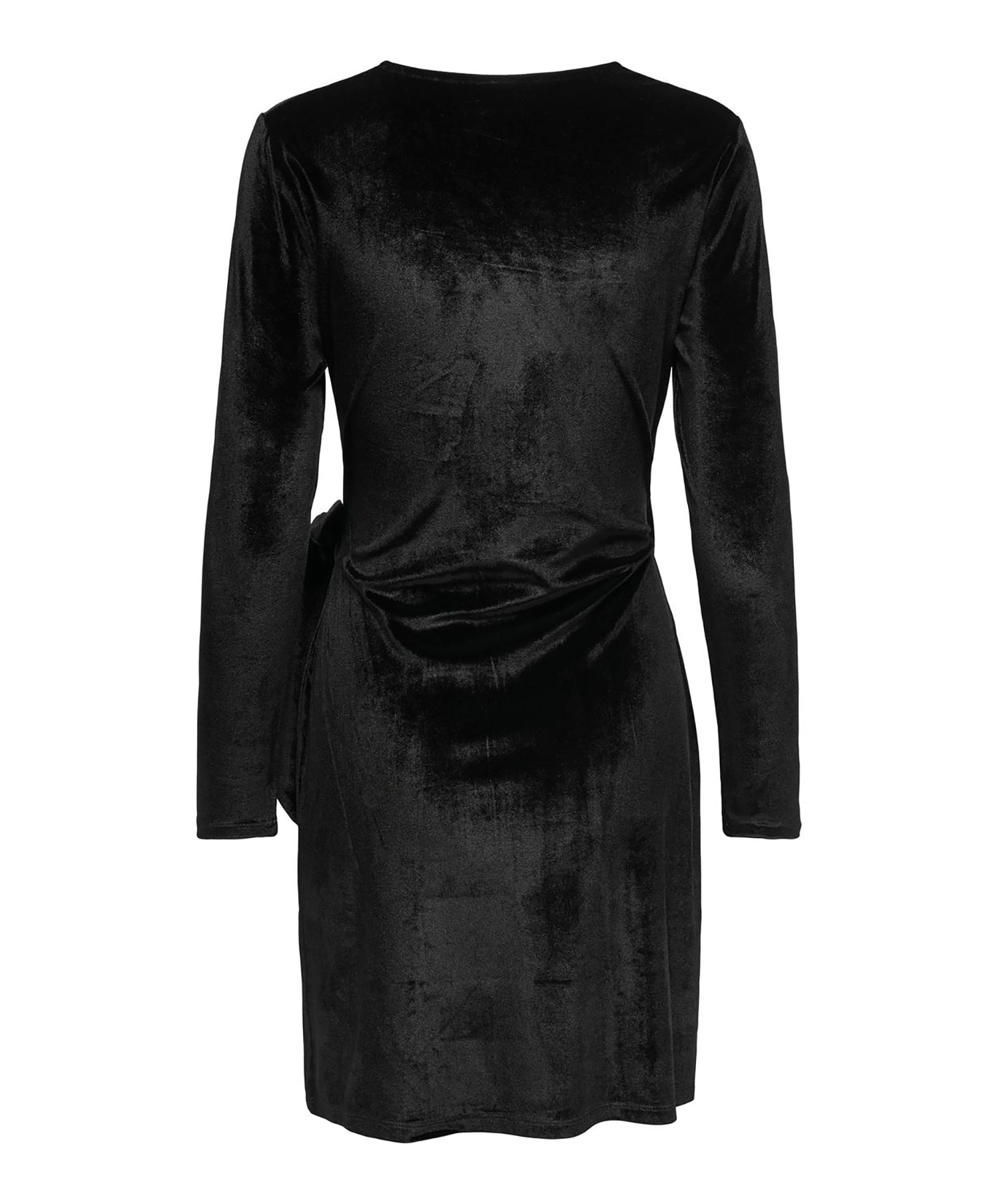 JDY Sandy Velvet Wrap Dress