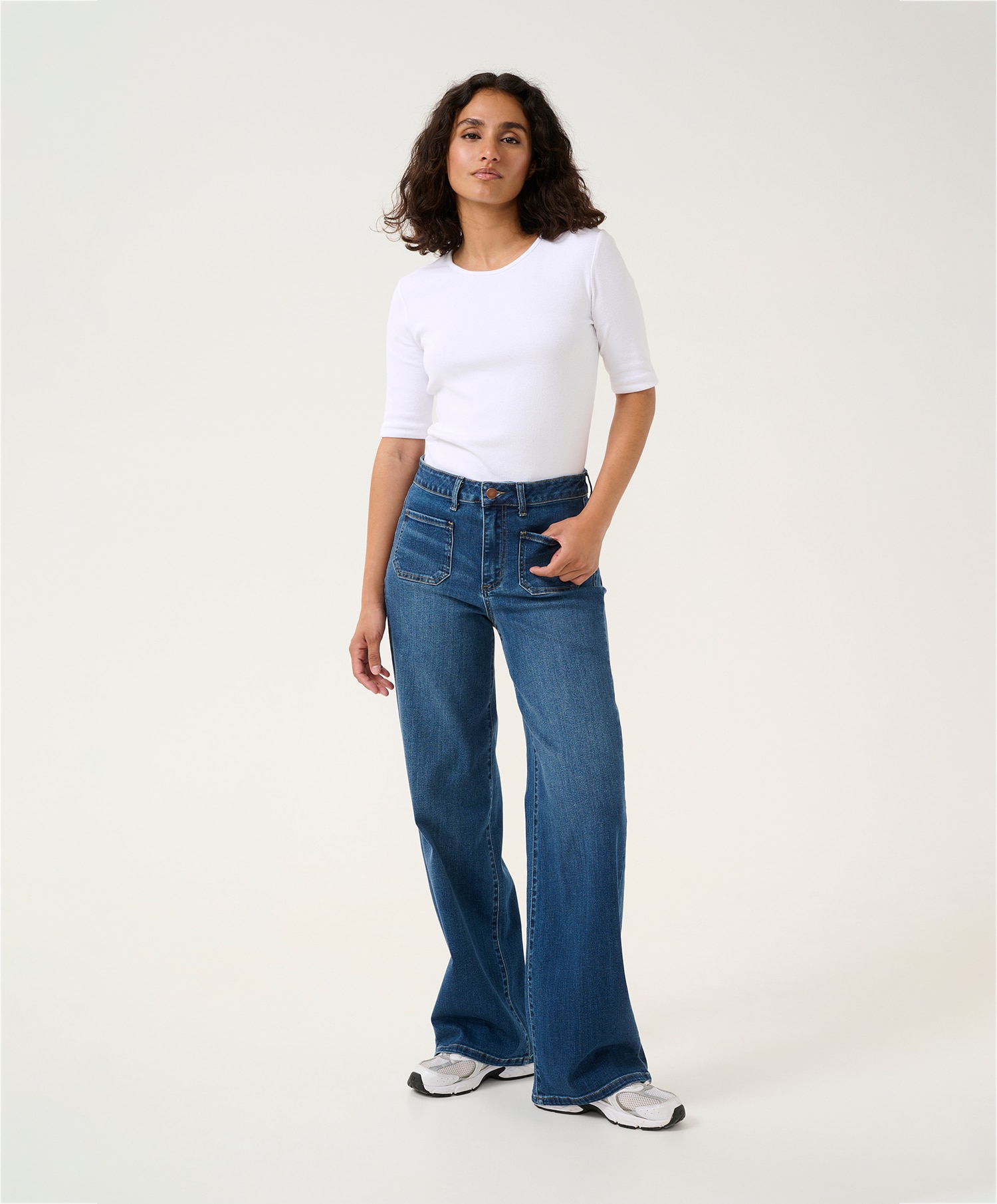 Kaffe Karla HW Wide Pant