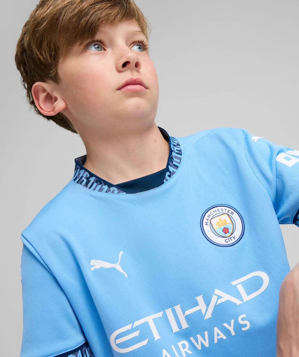 Puma MCFC Home Jersey Replica Jr