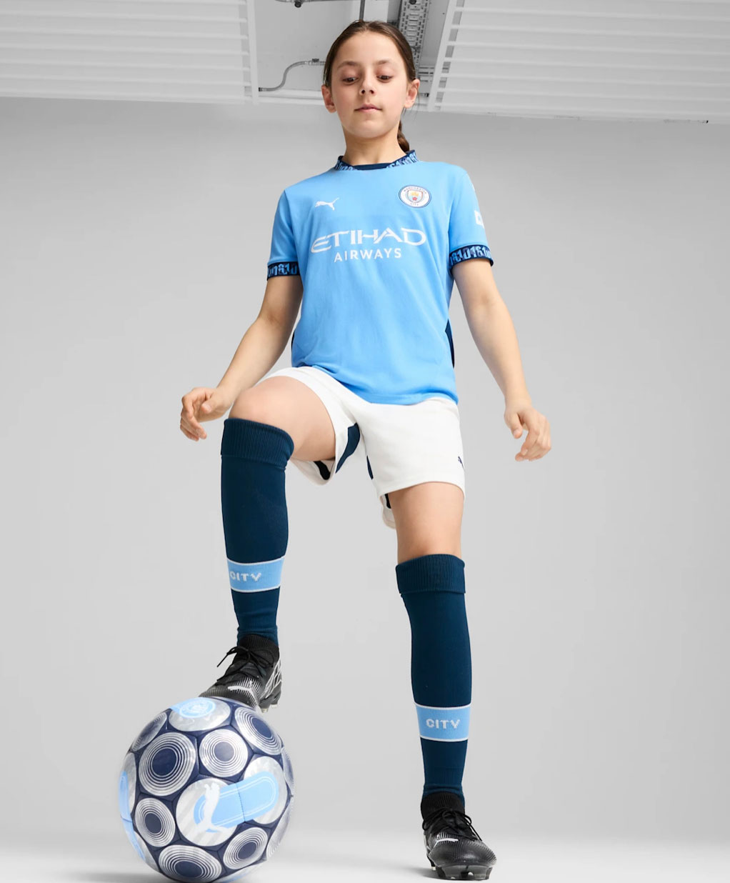 Puma MCFC Home Jersey Replica Jr