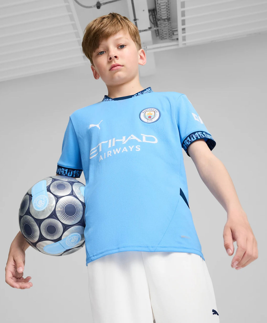 Puma MCFC Home Jersey Replica Jr