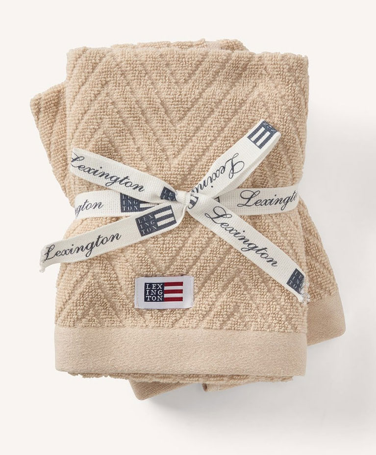 Lexington 2 pk Herringbone Towel