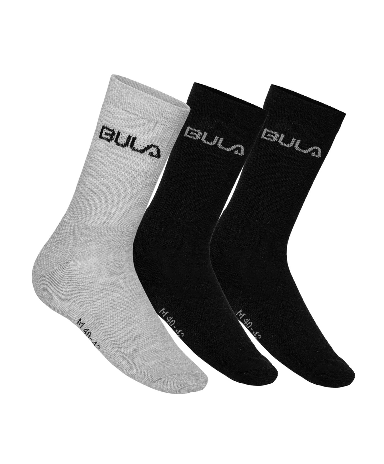 Bula 3pk Basic Ull sokker