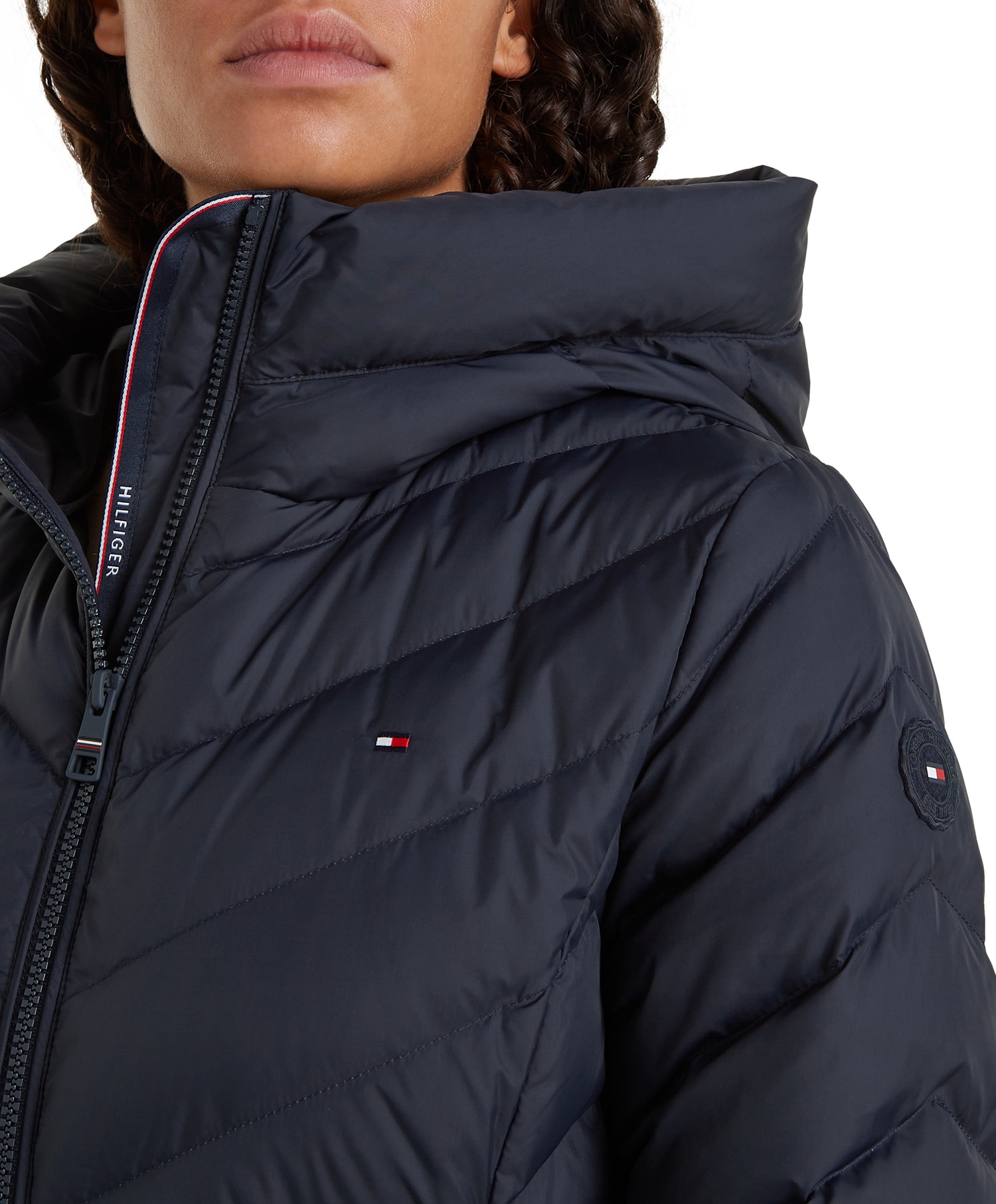 Tommy Hilfiger Hilfiger Chevron Down Coat