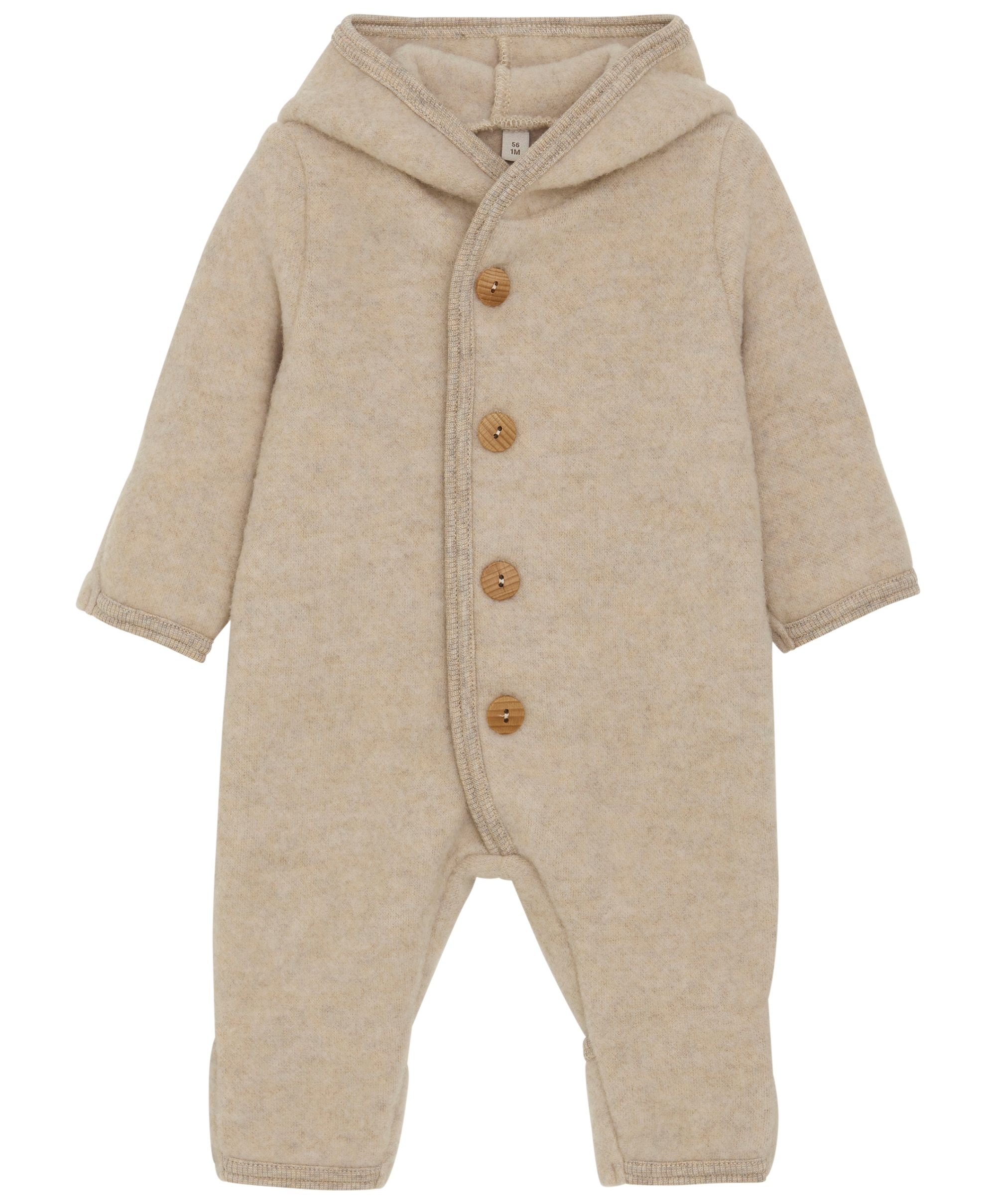 HUTTEliHUT Pram suit Ears Wool Fleece