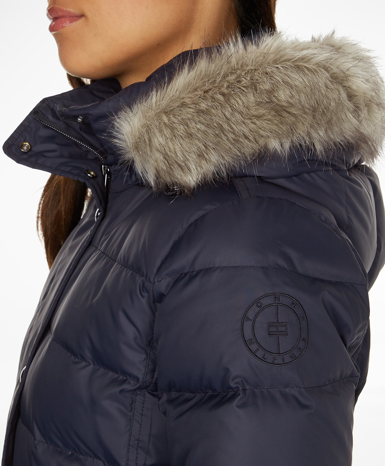 Hilfiger Tyra Down  Coat W Fur