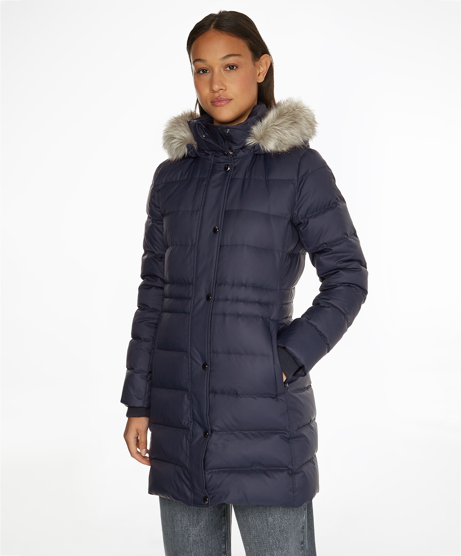 Hilfiger Tyra Down  Coat W Fur