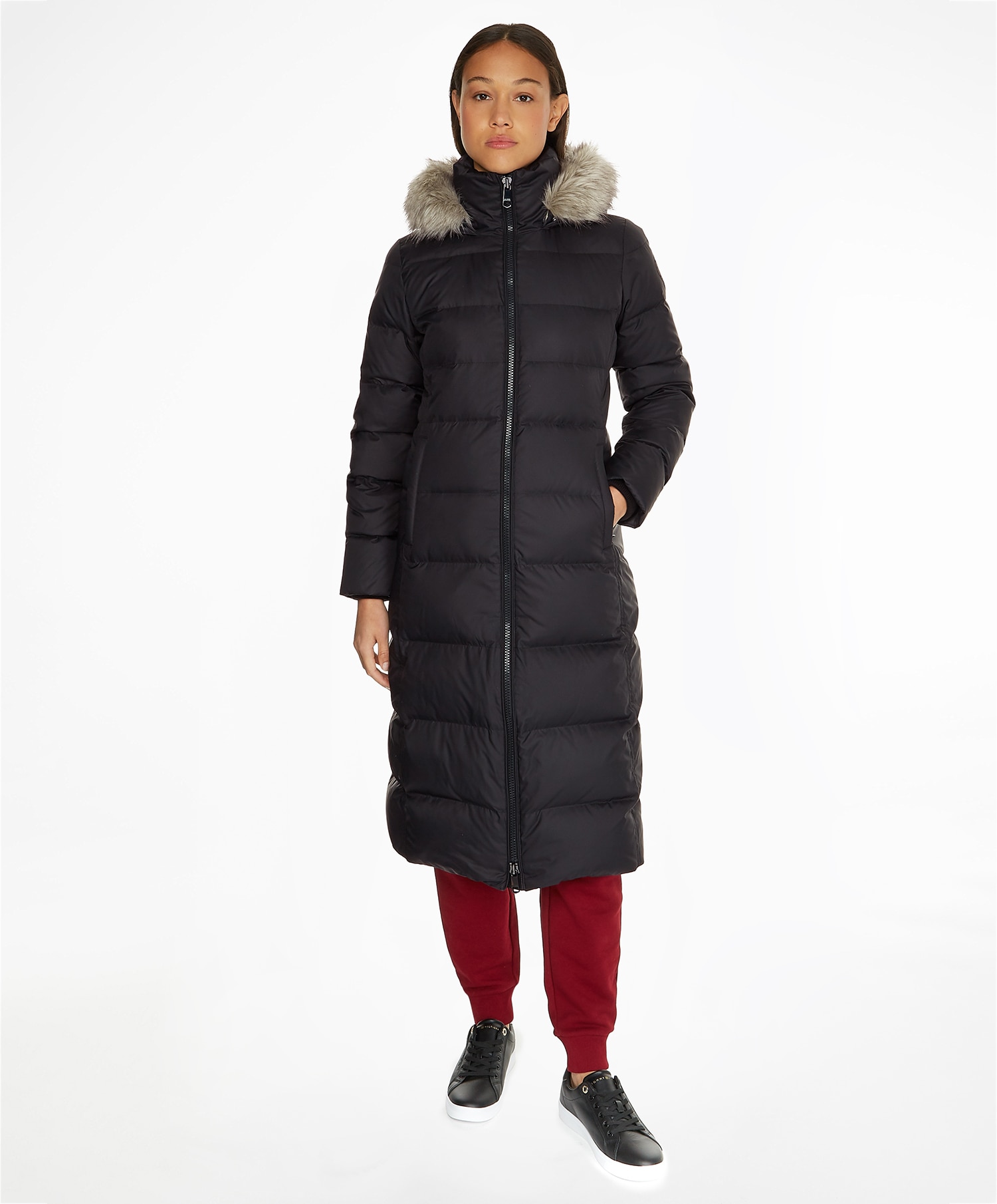 Hilfiger Tyra Down Maxi Coat W Fur