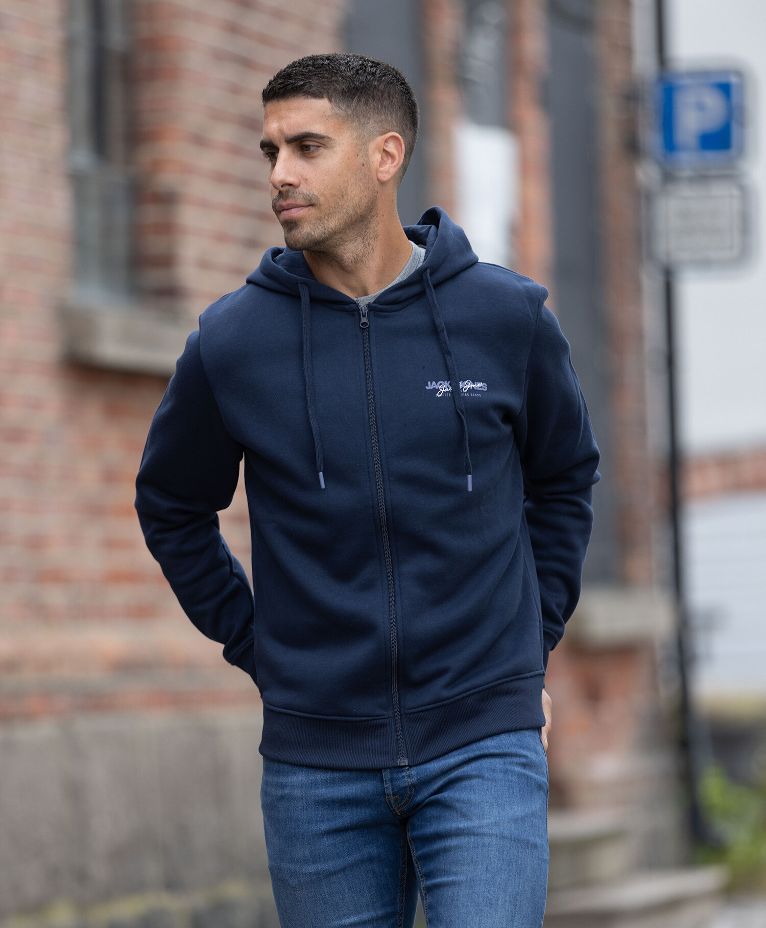 Jack&Jones Alvis zip Sweathood