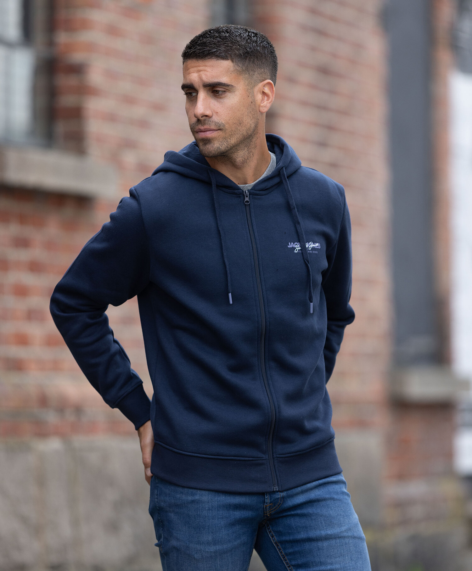 Jack&Jones Alvis zip Sweathood