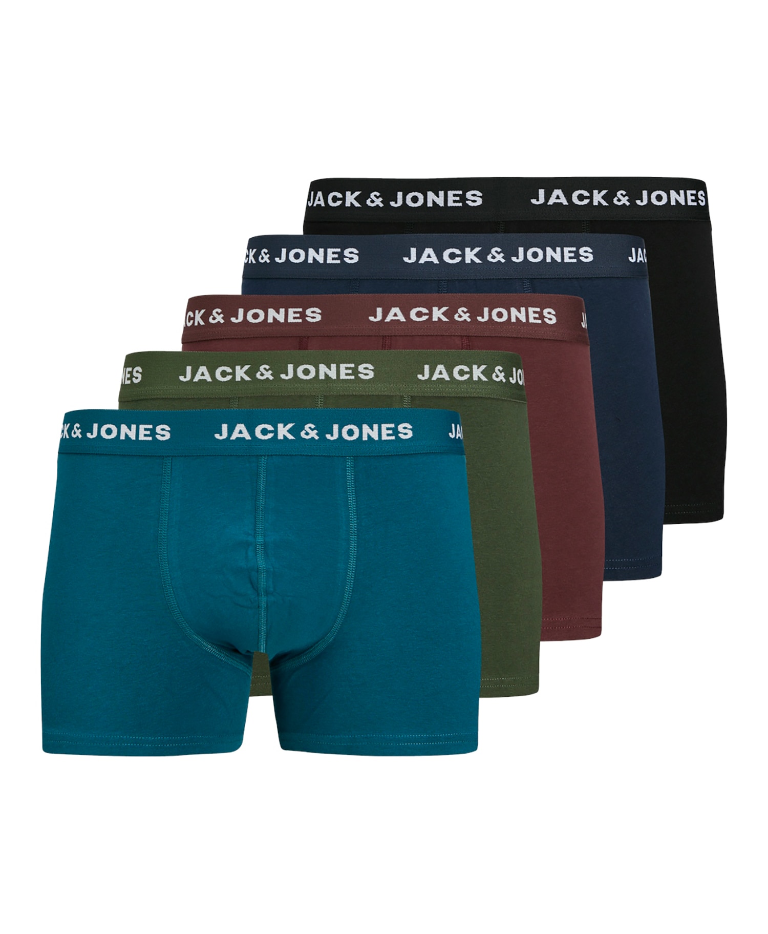 Jack&Jones 5pk Solid Boxer