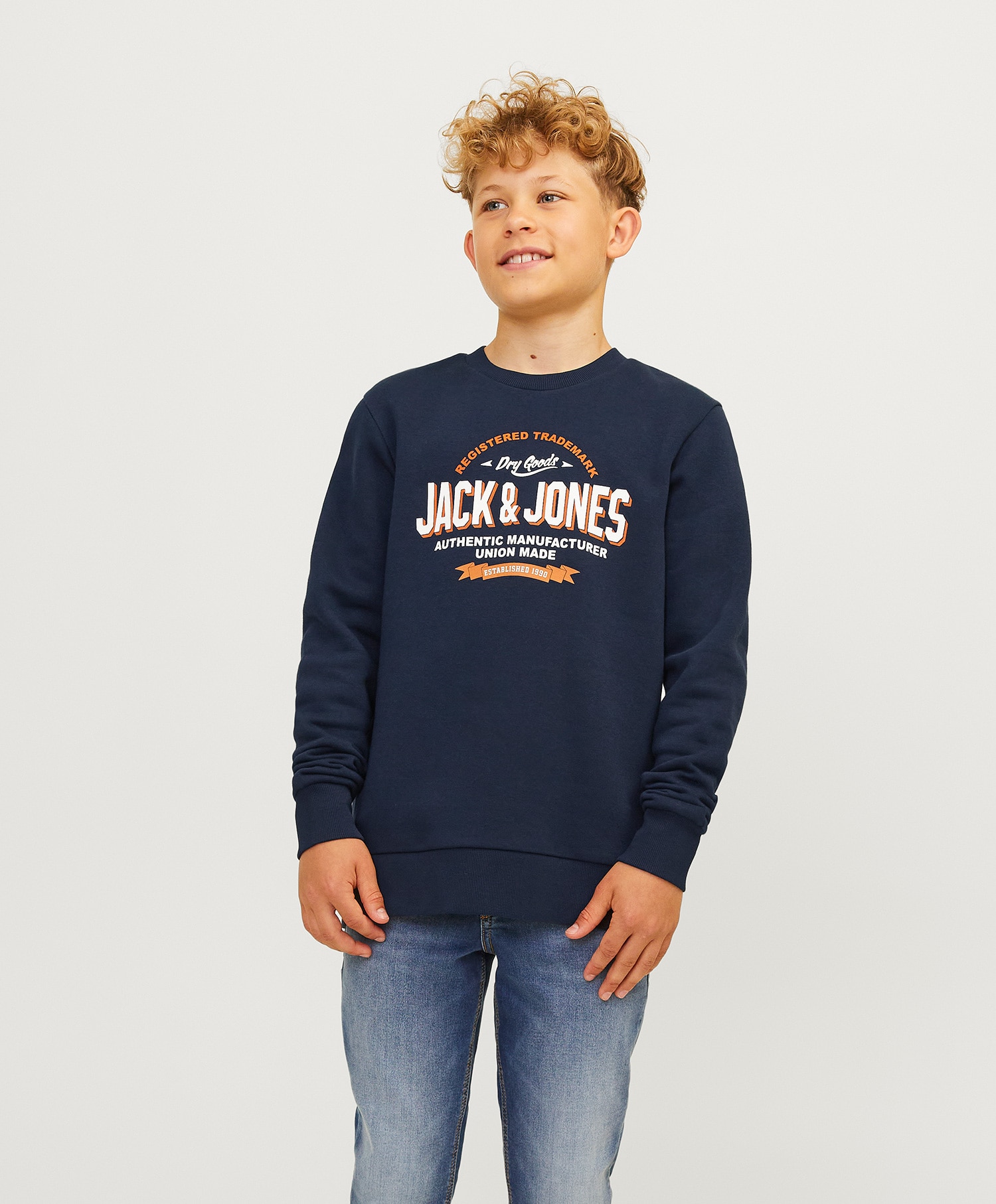 Jack&Jones Jr Logo Sweat Crew