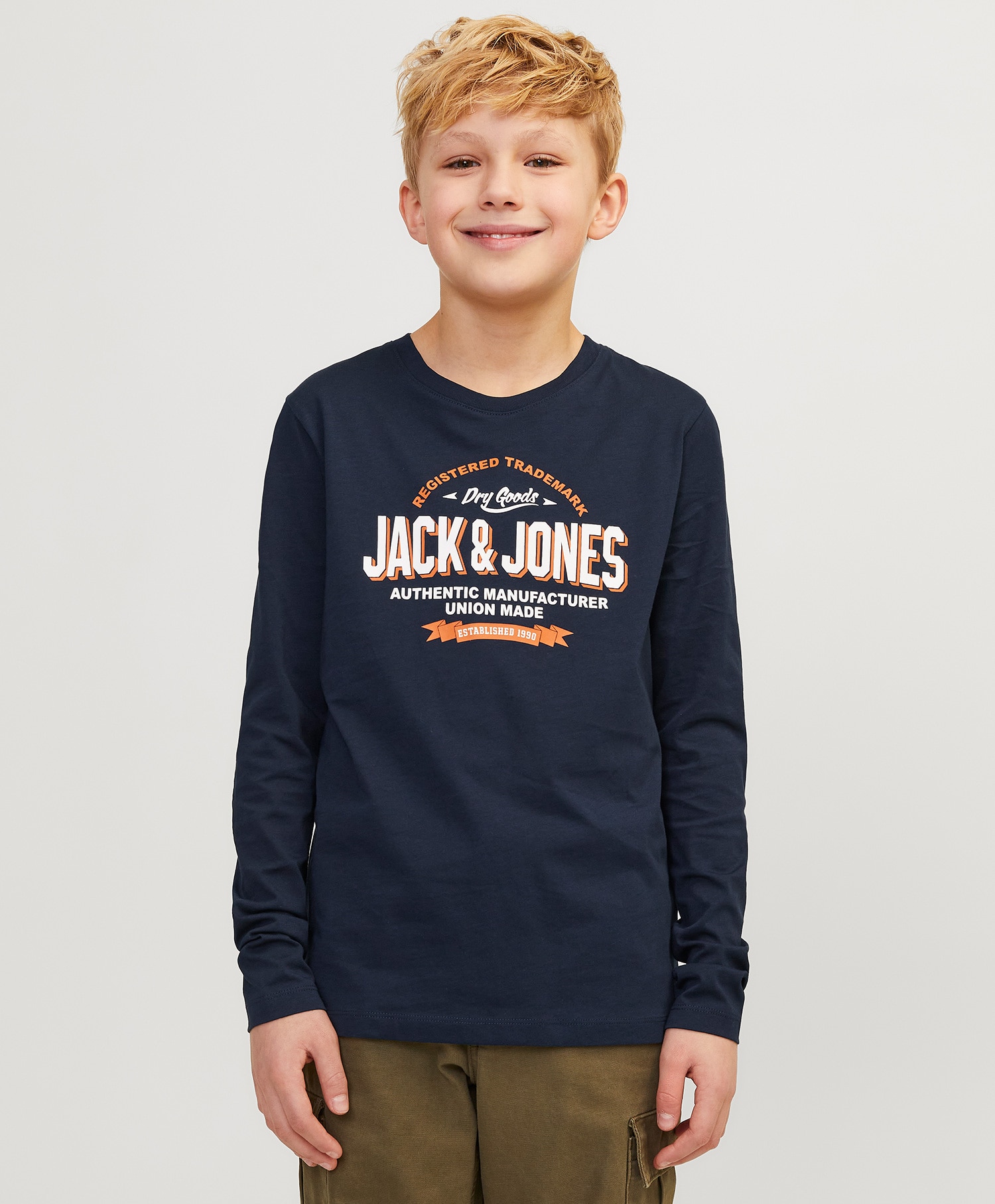 Jack&Jones Jr Logo Tee Longsleeve