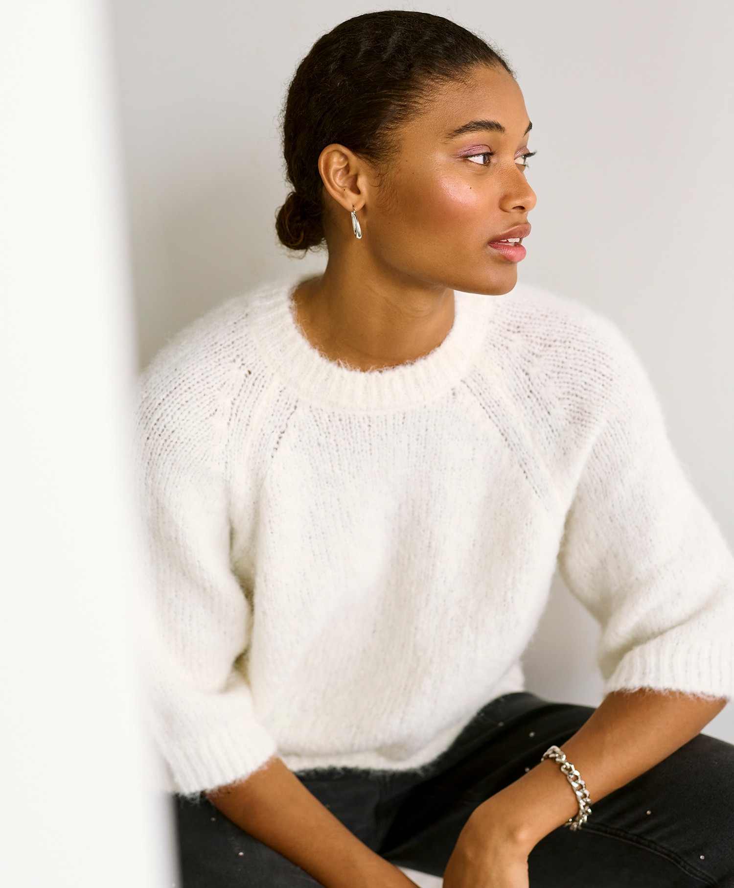 Kaffe Emilie Cropped Knitt Pullover