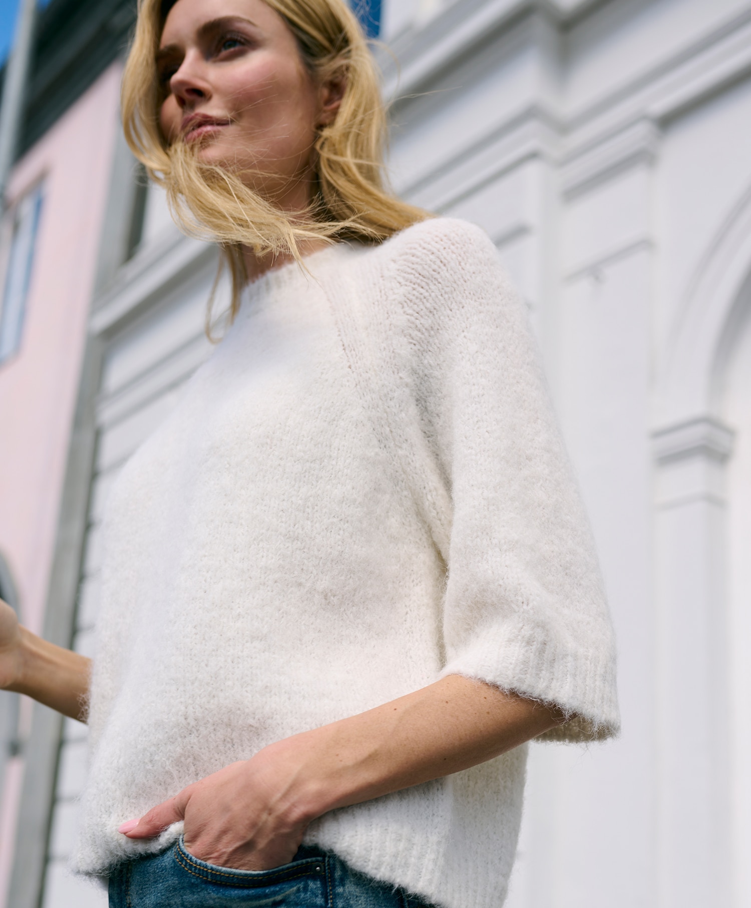 Kaffe Emilie Cropped Knitt Pullover