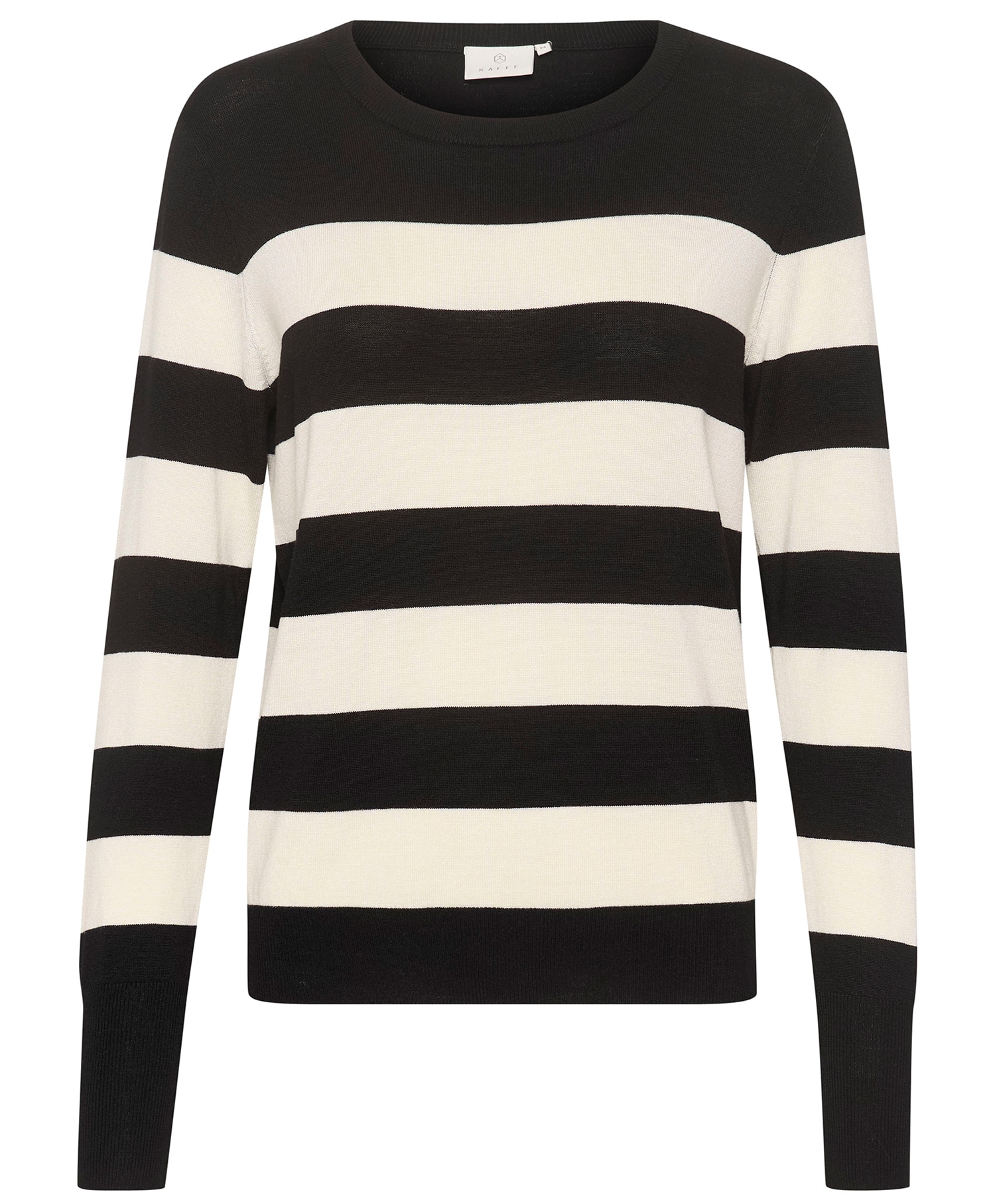 Kaffe Lizza Striped Knit Pullover