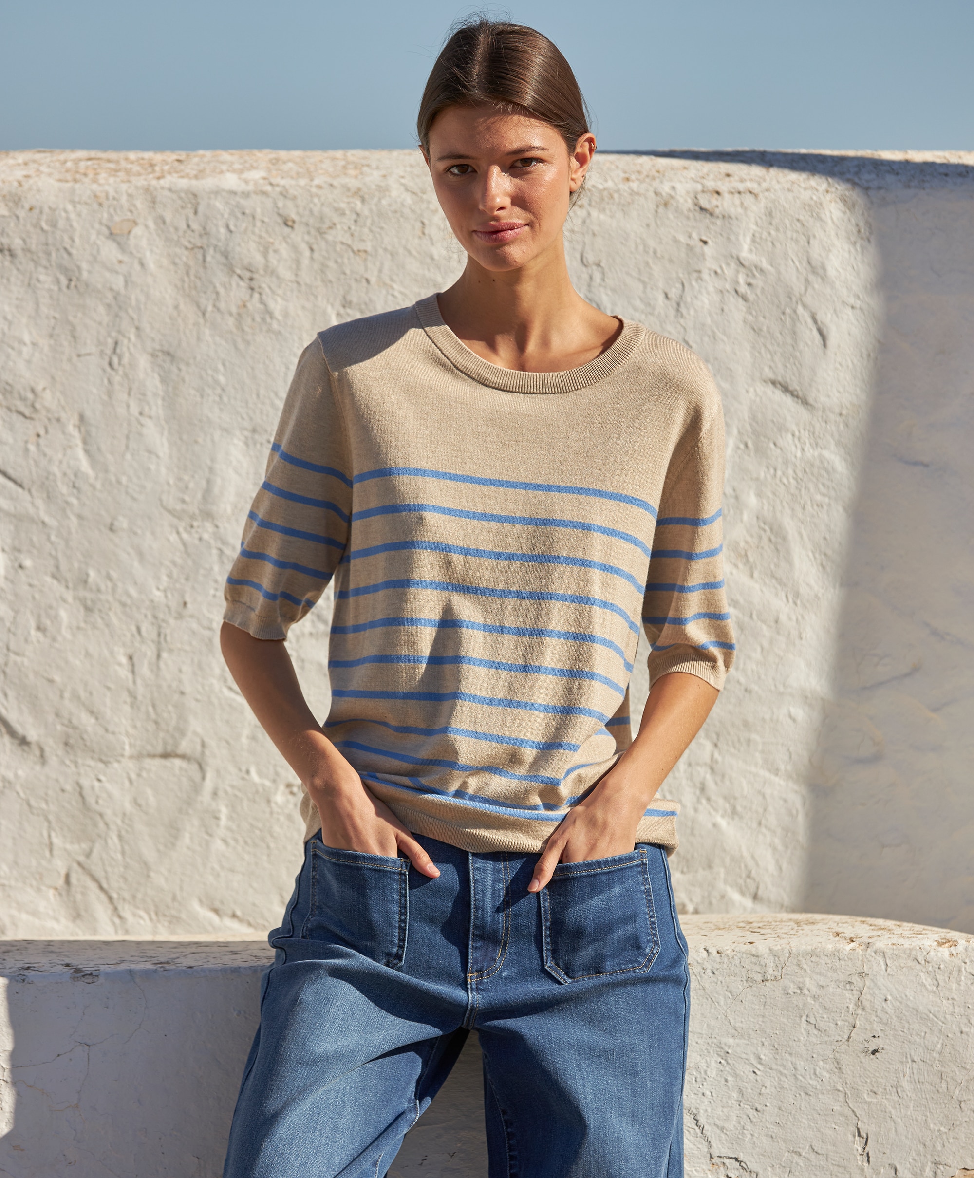 Kaffe Lizza Striped Knit