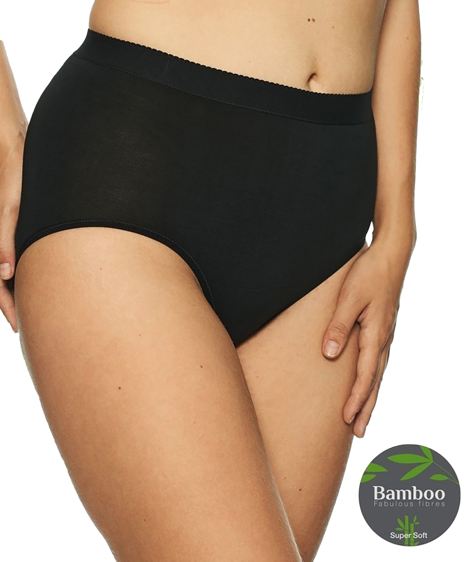 Lady Avenue Bamboo Midi Brief