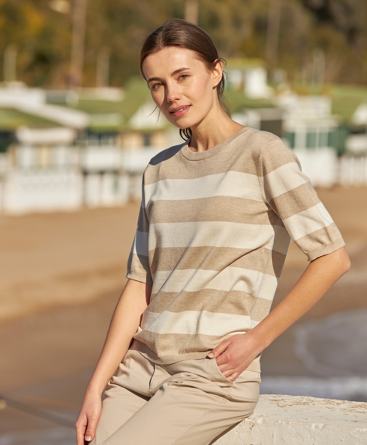 Kaffe Lizza Striped Knit