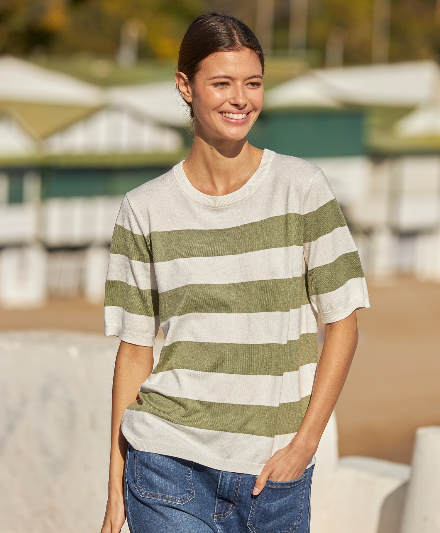 Kaffe Lizza Striped Knit