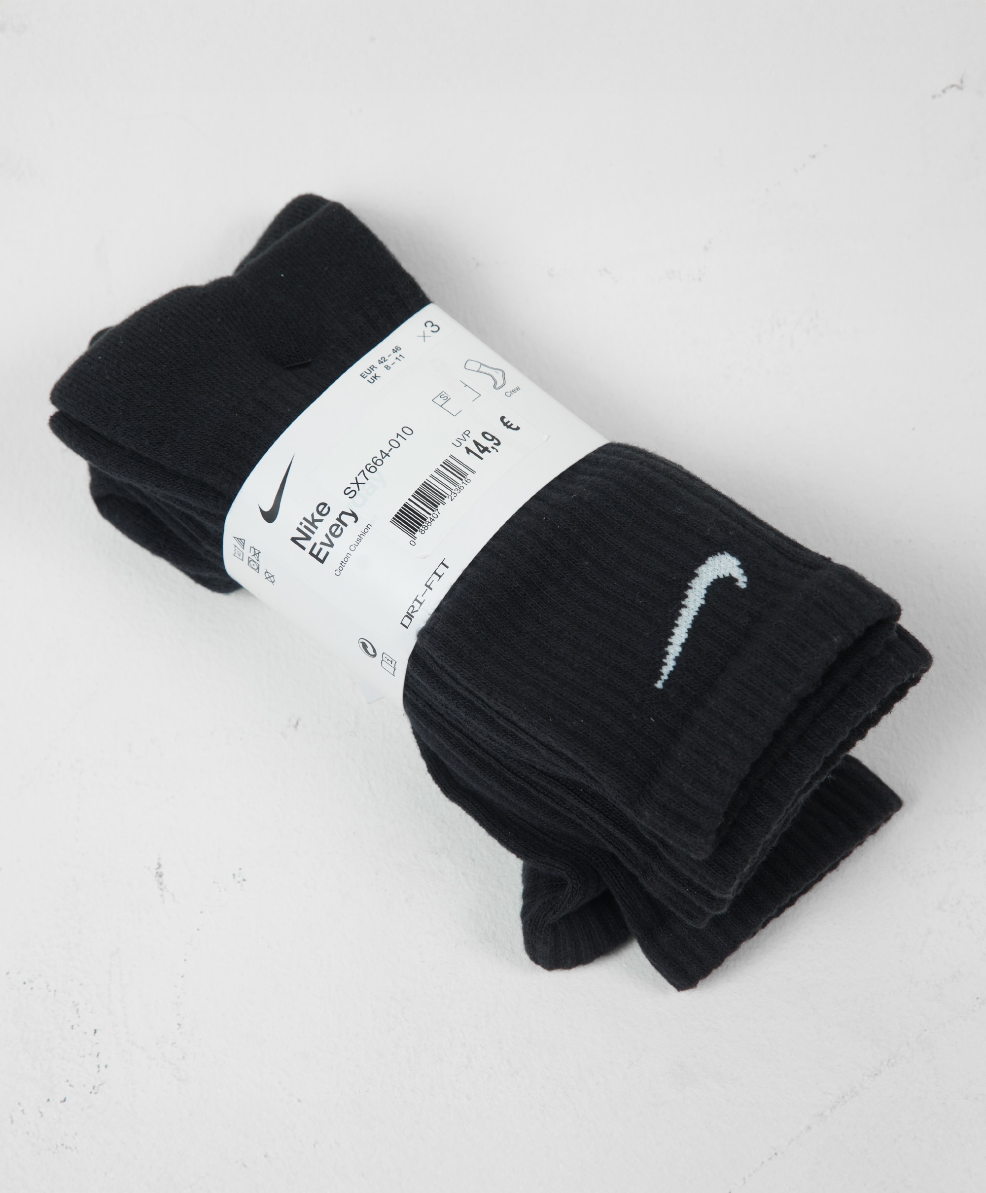 Nike 3pk Everyday Sokker