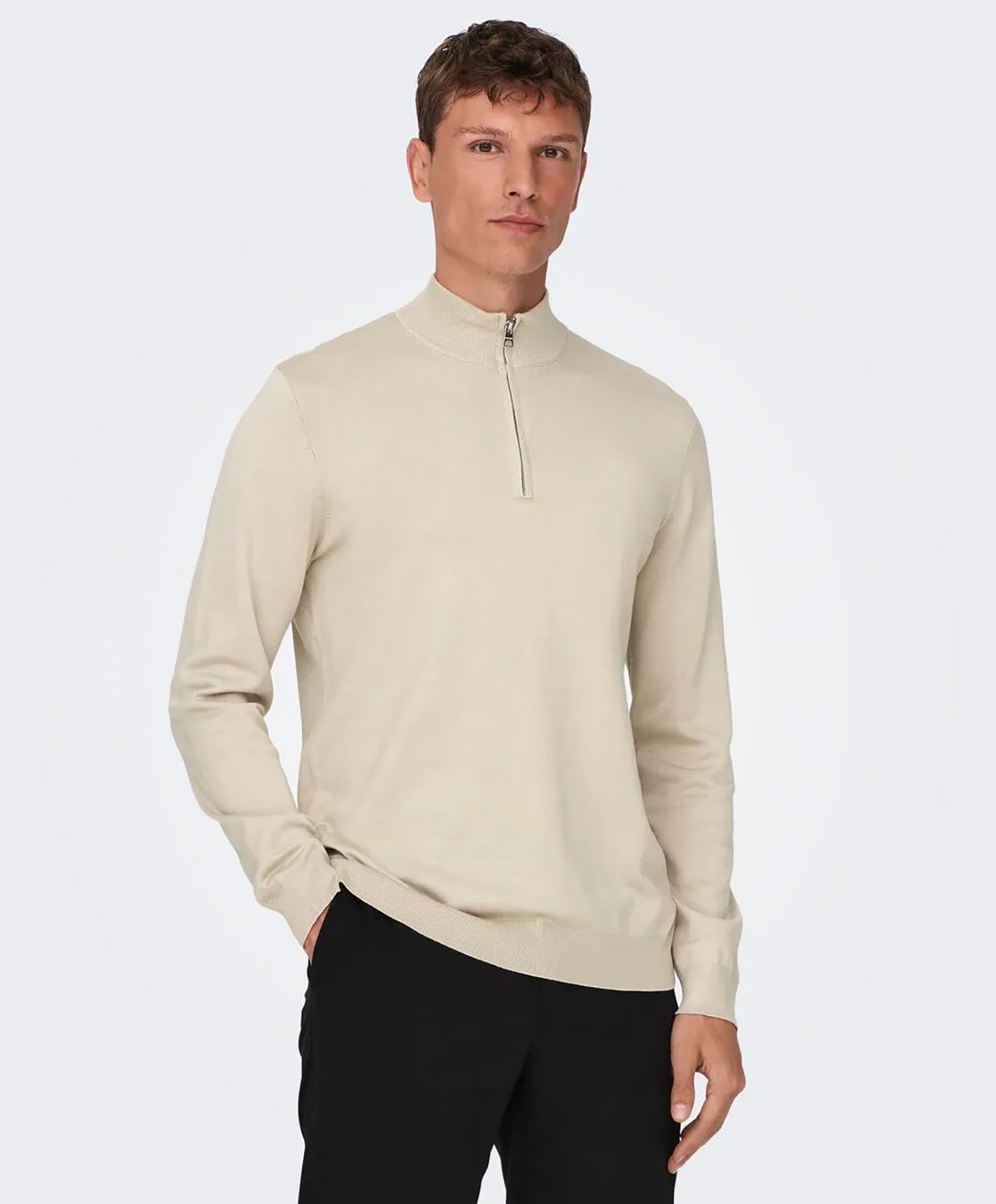 Only&Sons Wyler Life Half Zip genser