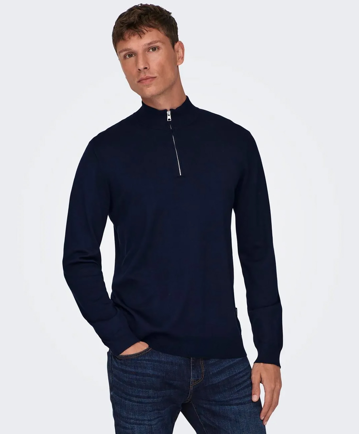 Only&Sons Wyler Life Half Zip genser