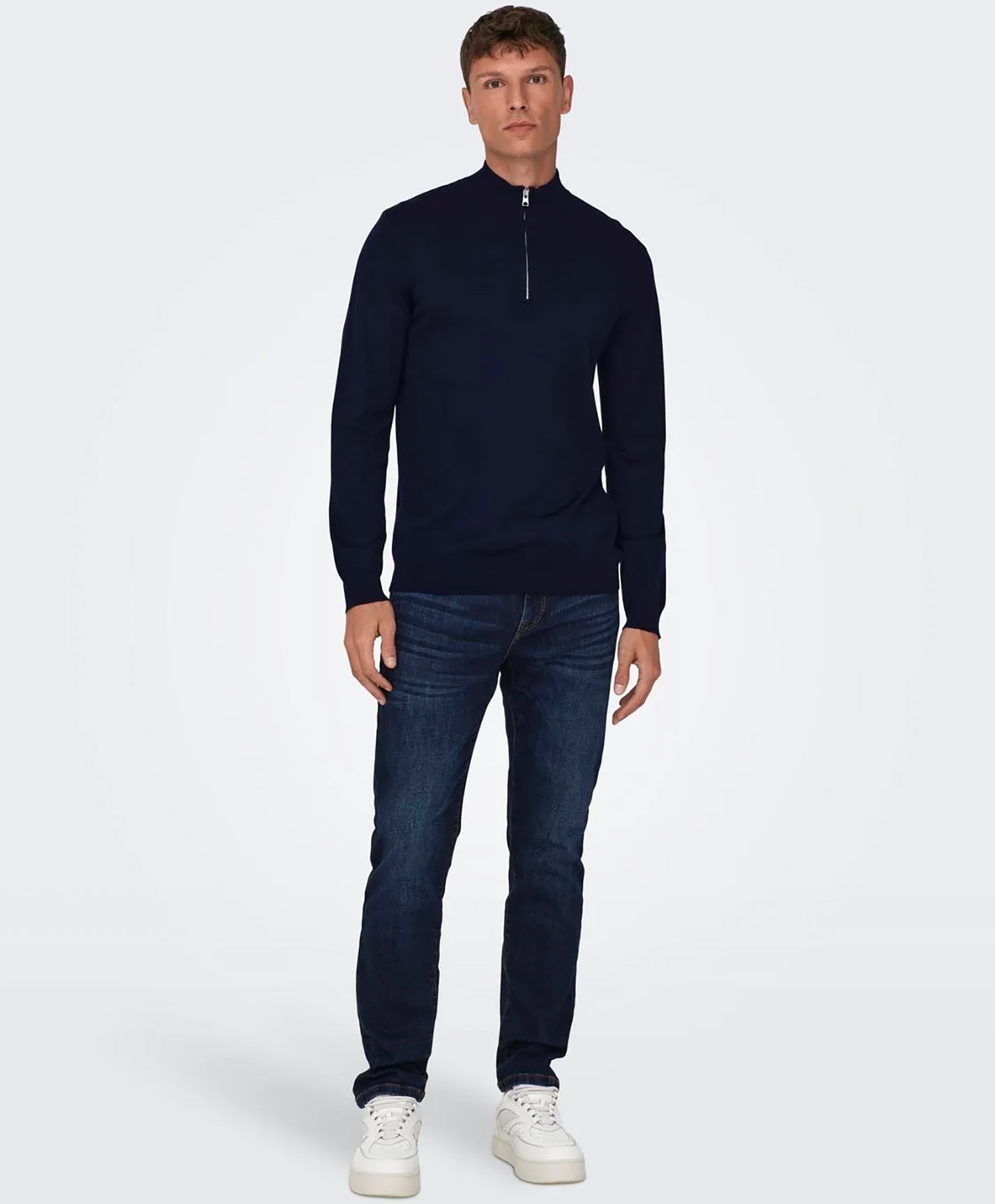 Only&Sons Wyler Life Half Zip genser