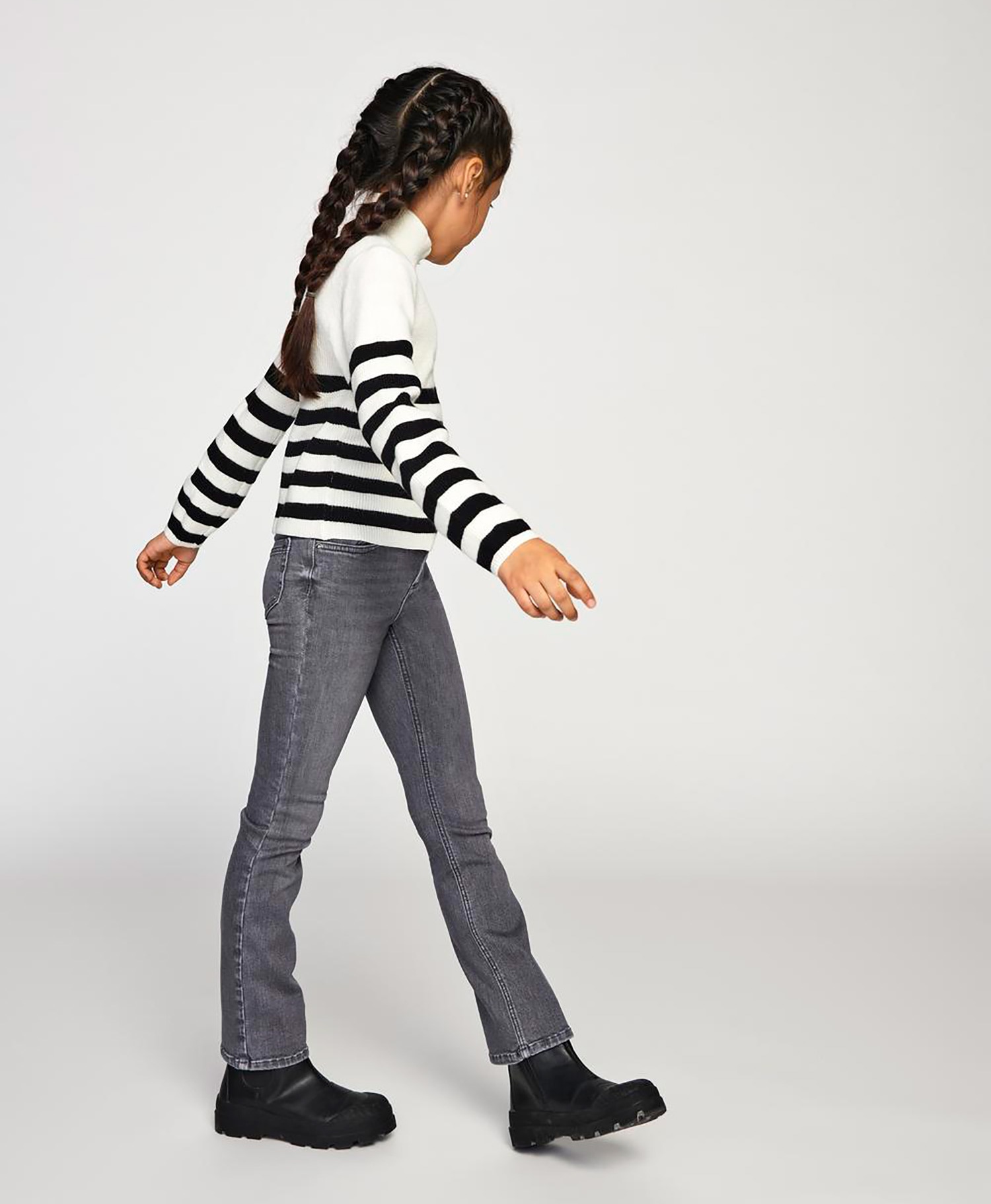 Only Kids Blush Flared Denim