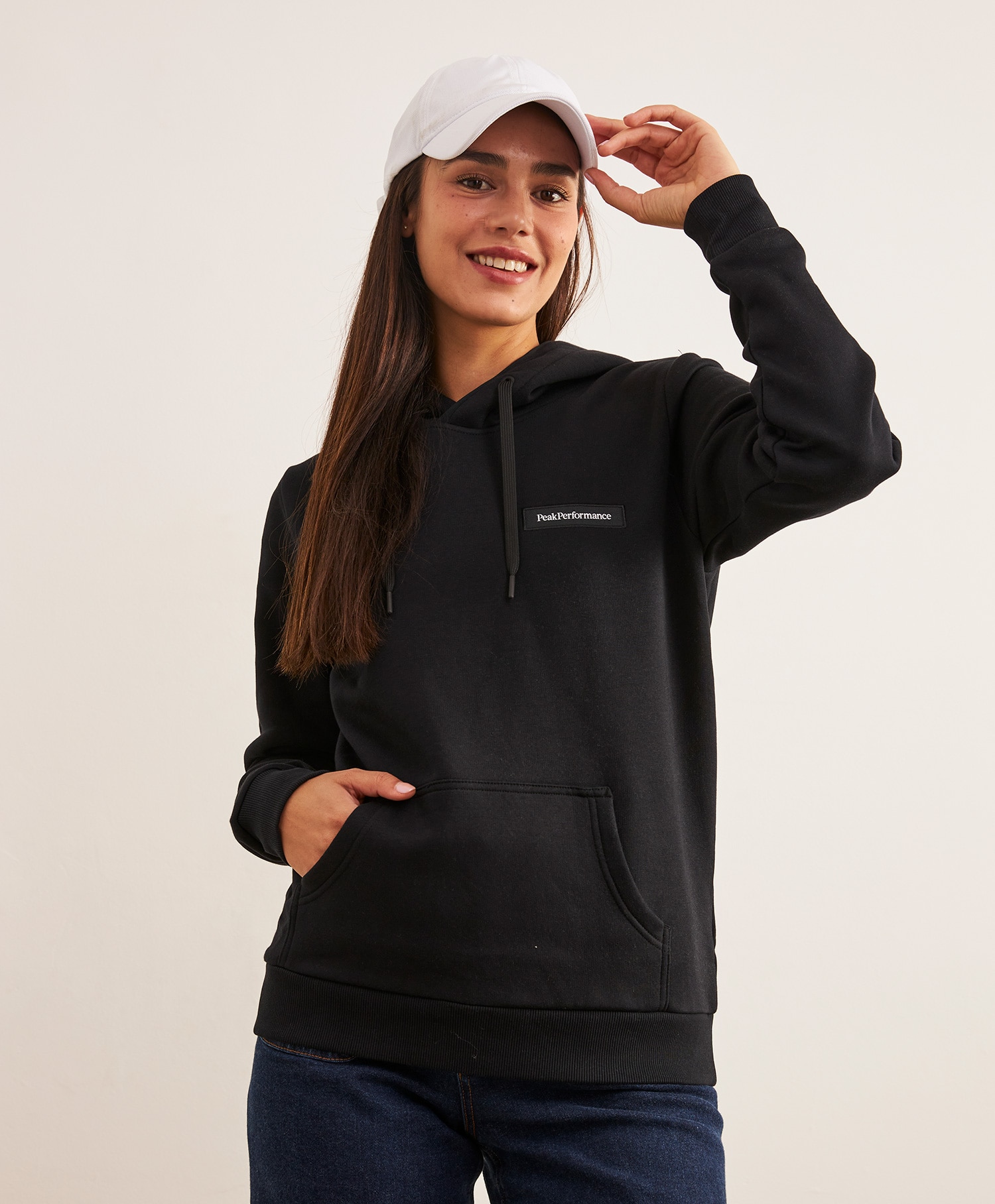 Peak Performance  Logo Hoodsweat W