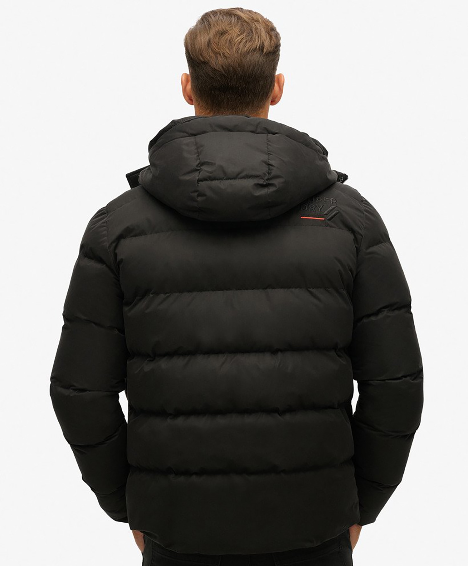 Superdry Hooded Microfiber Sports Puffer jacket