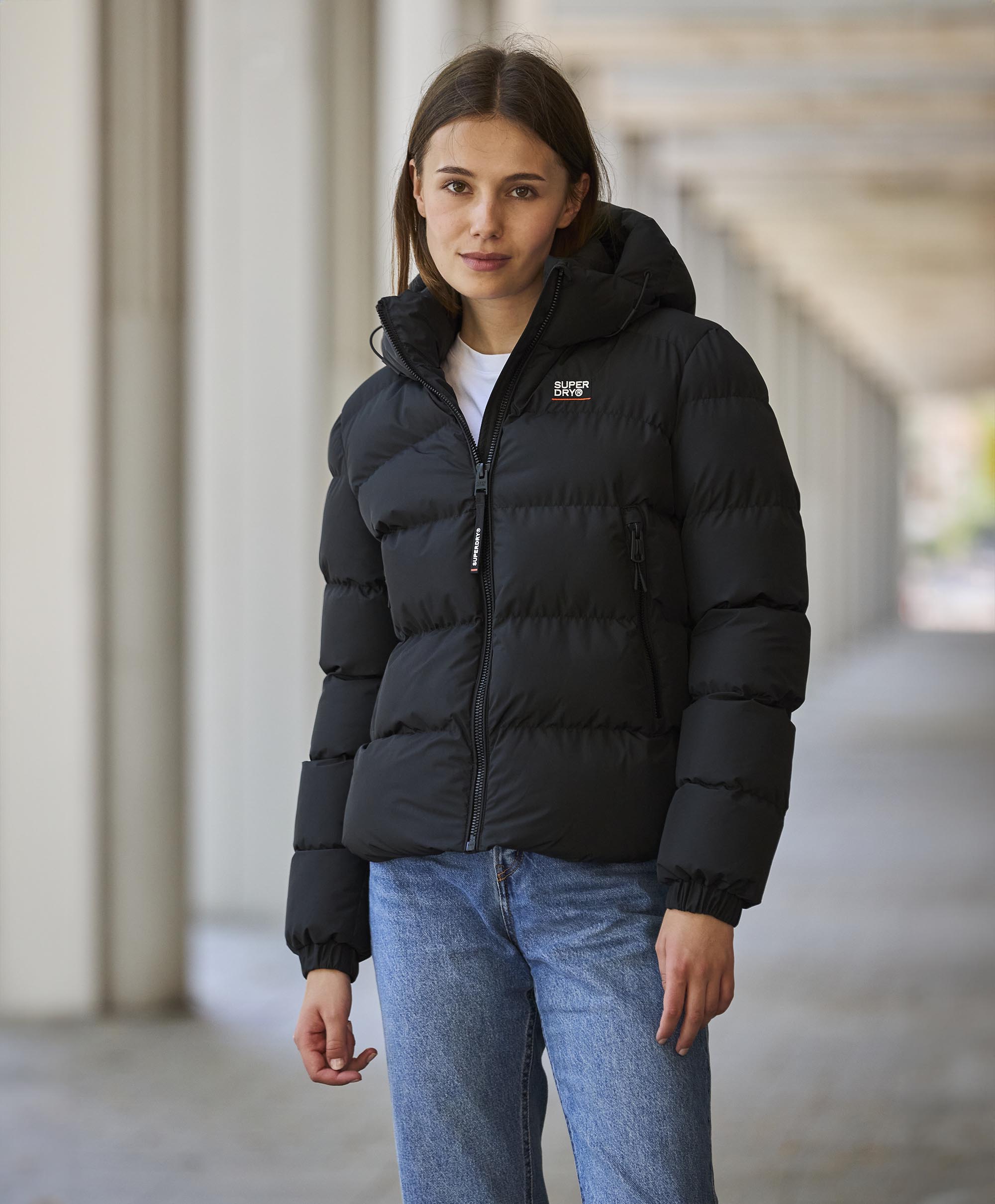 Superdry Hooded Sports Puffer Jacket