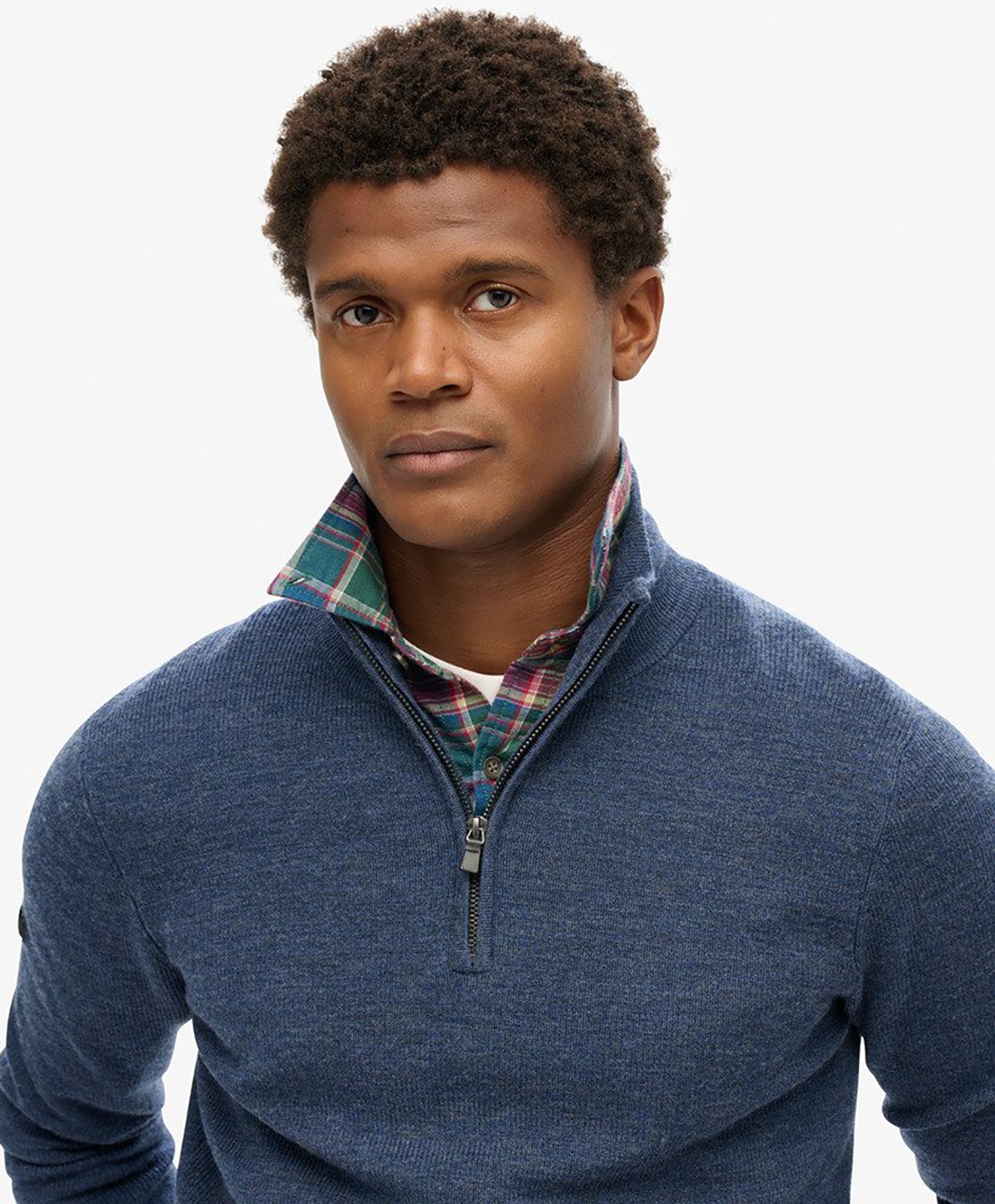 Superdry  Merino Half Zip Jumper