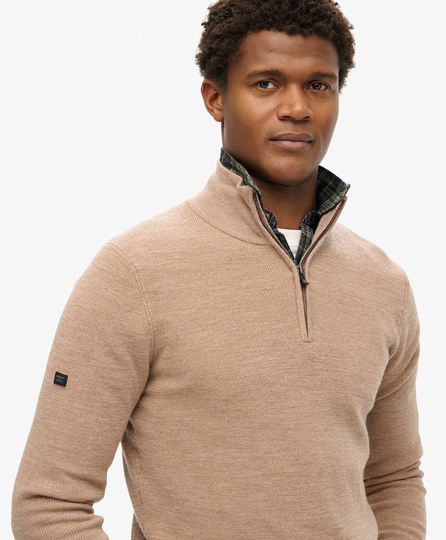 Superdry  Merino Half Zip Jumper