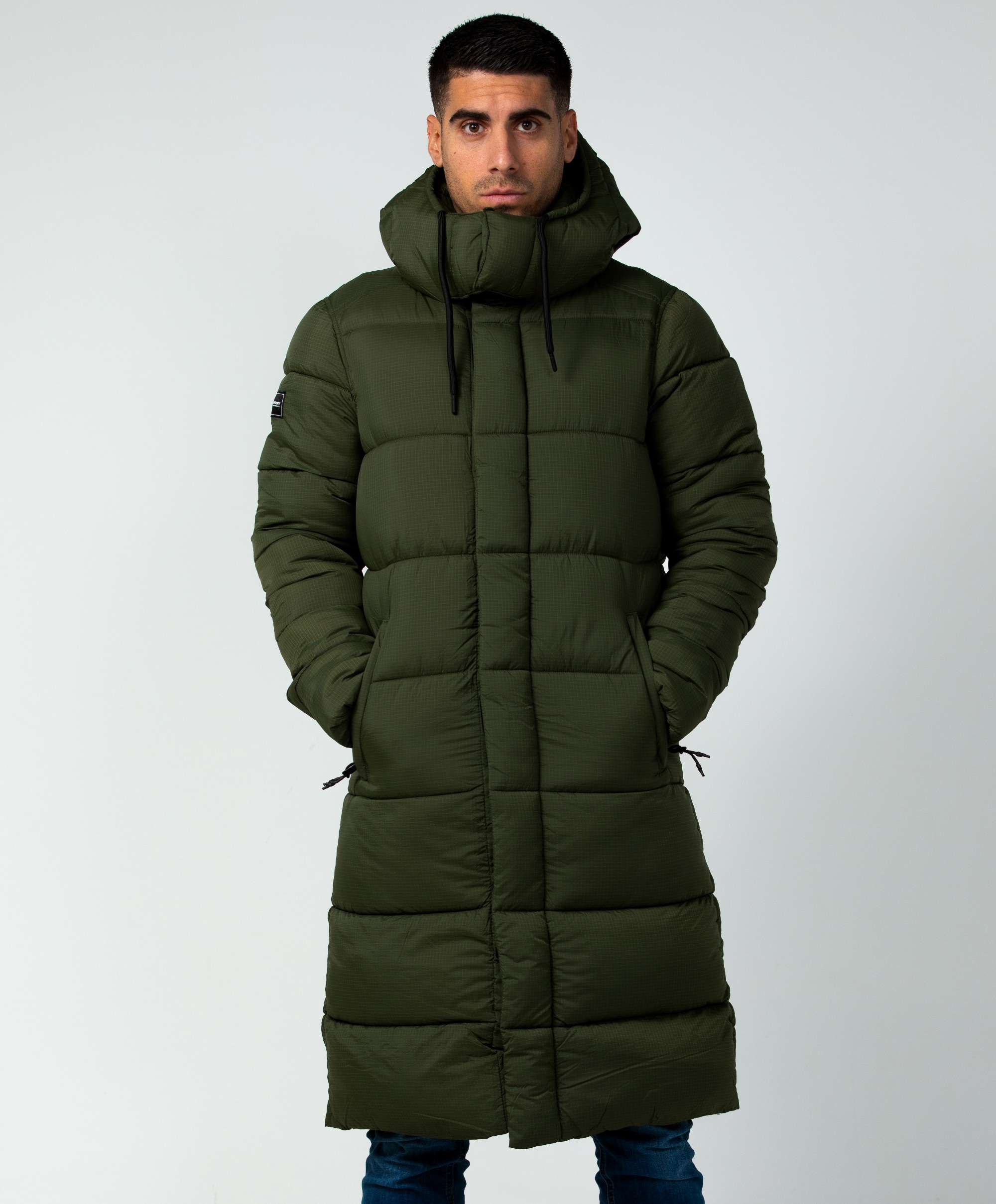 Superdry Ribstop Longline Puffer jacket