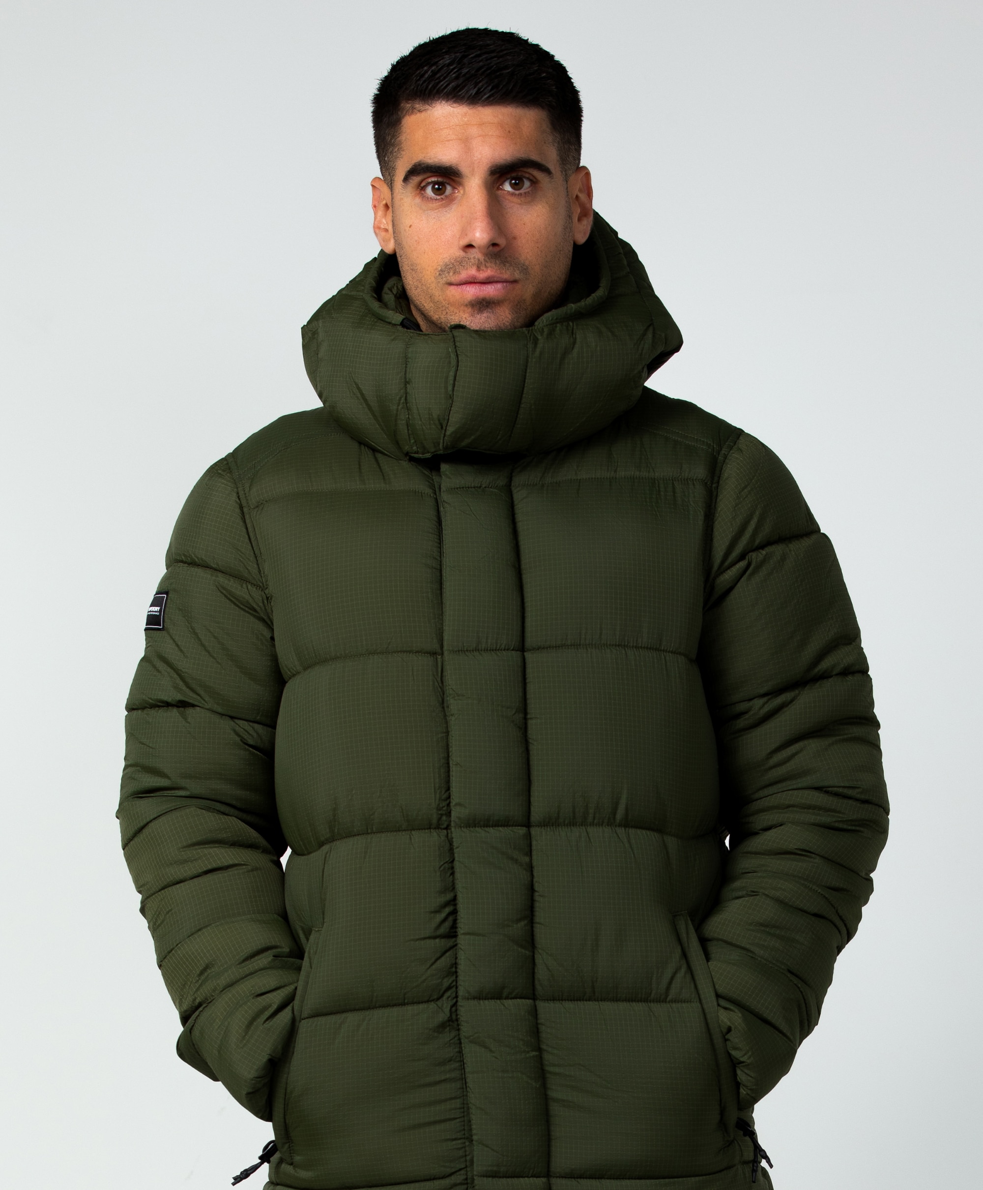 Superdry Ribstop Longline Puffer jacket