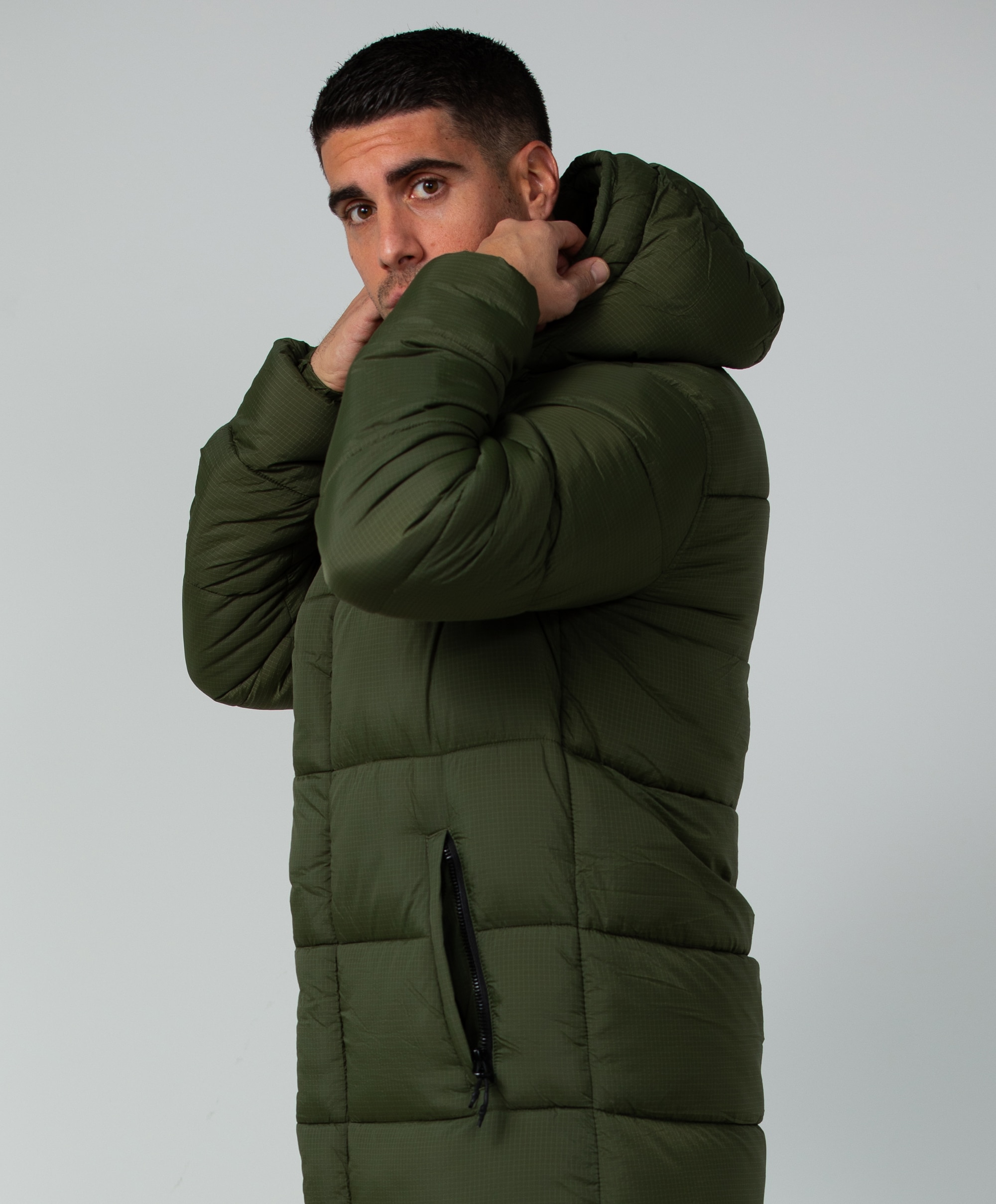 Superdry Ribstop Longline Puffer jacket