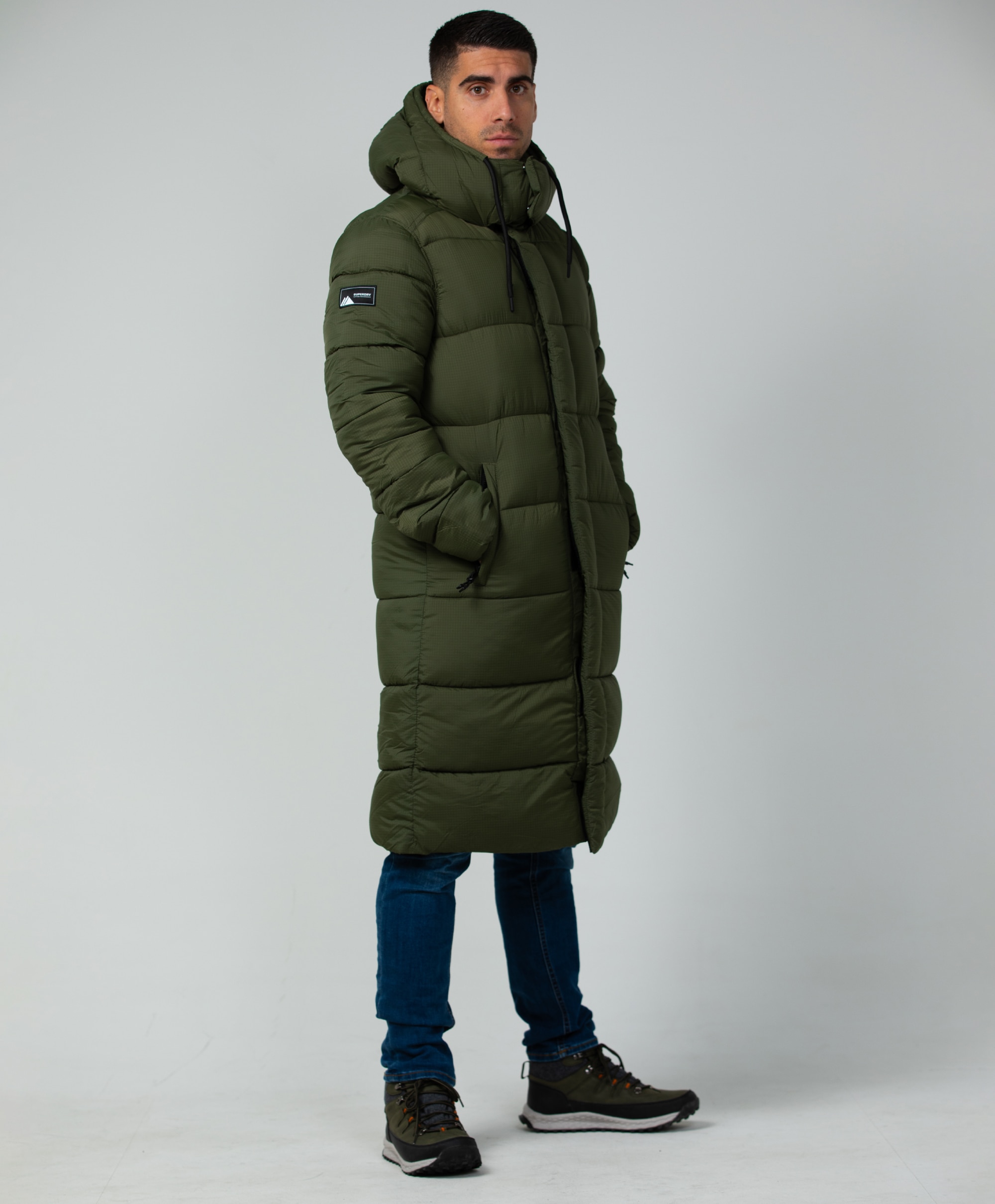 Superdry Ribstop Longline Puffer jacket