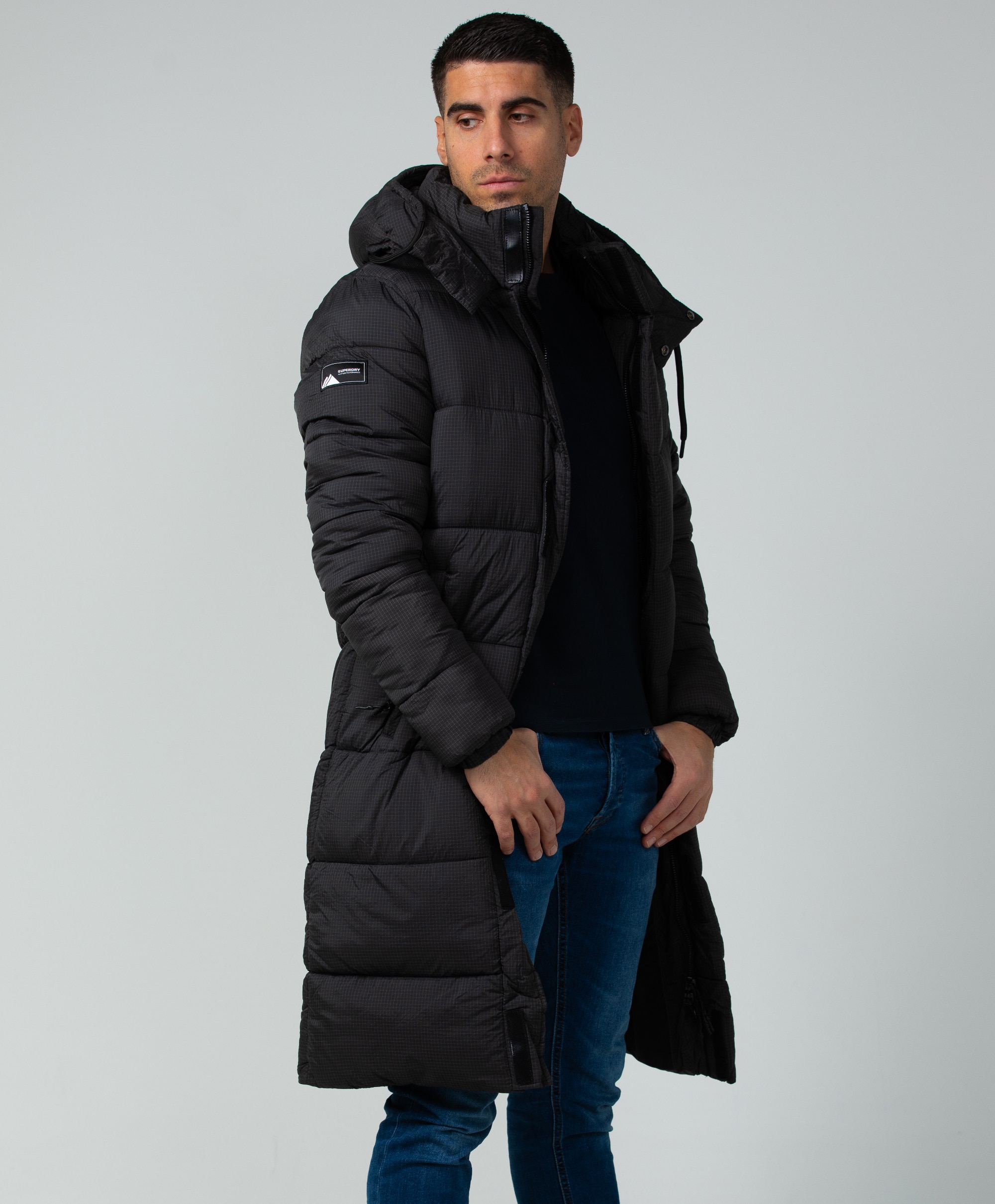 Superdry Ribstop Longline Puffer jacket