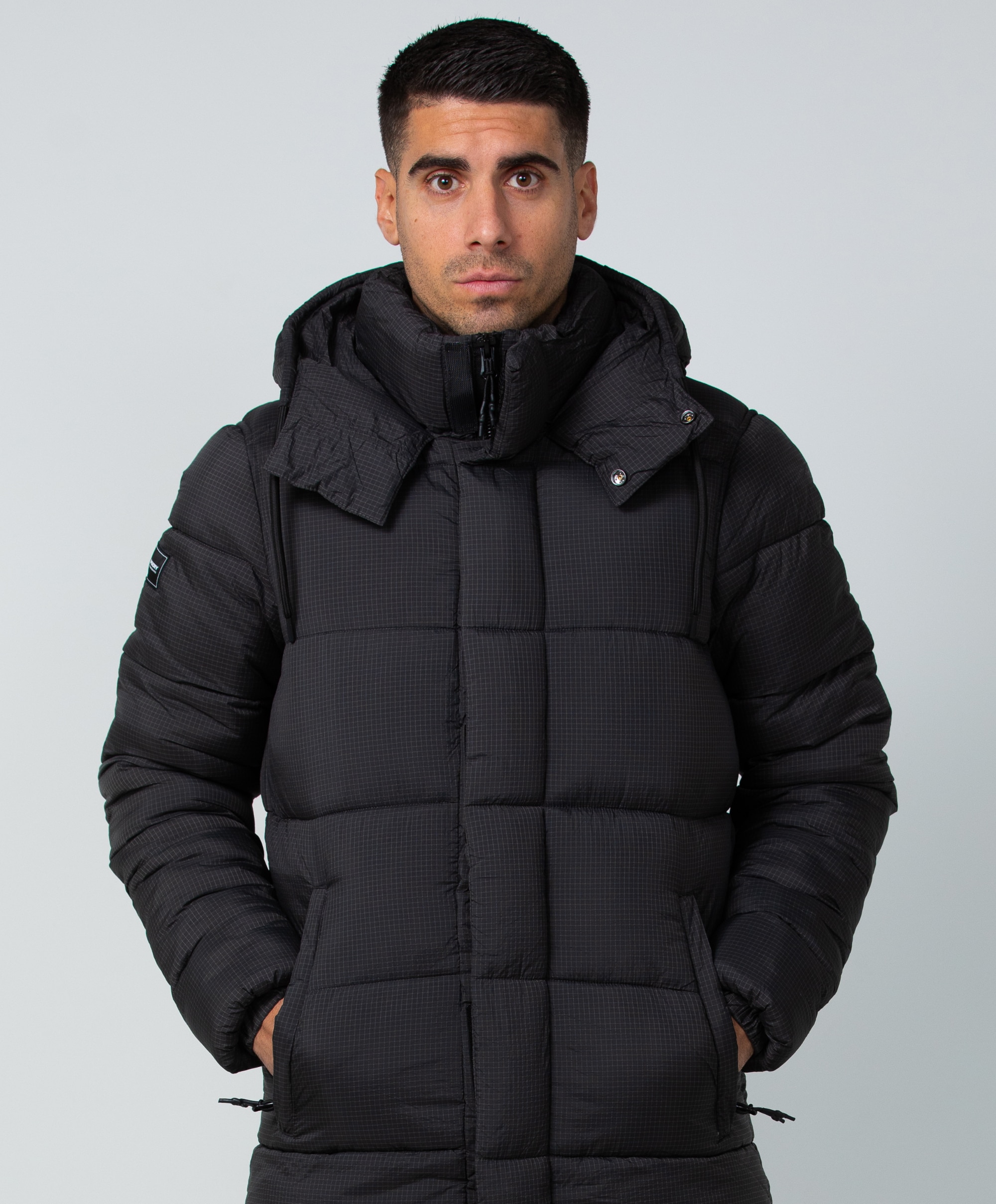 Superdry Ribstop Longline Puffer jacket