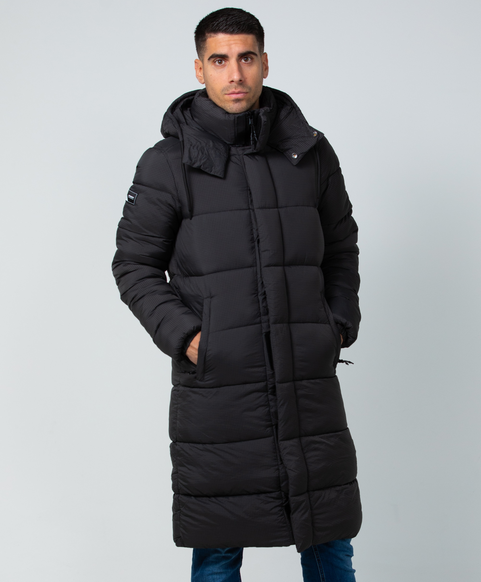 Superdry Ribstop Longline Puffer jacket