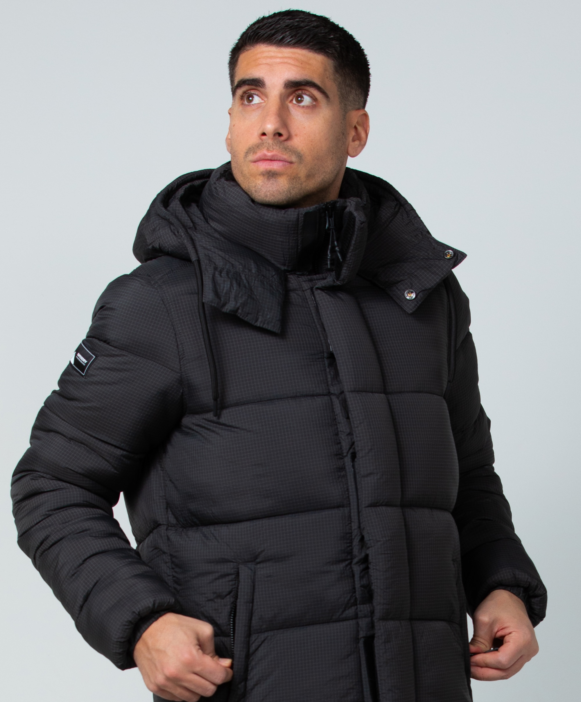 Superdry Ribstop Longline Puffer jacket