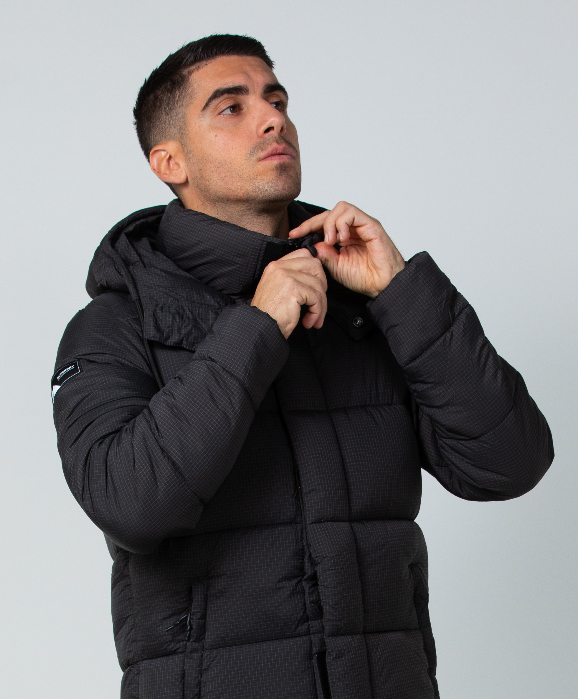 Superdry Ribstop Longline Puffer jacket