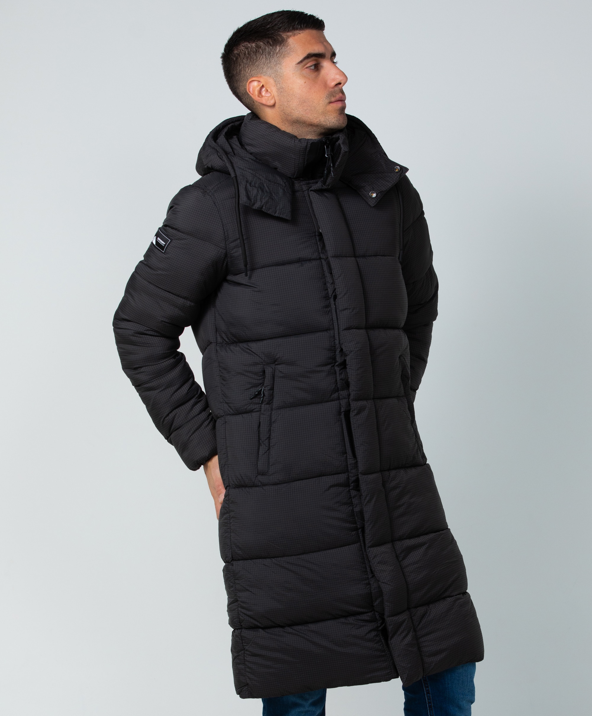 Superdry Ribstop Longline Puffer jacket