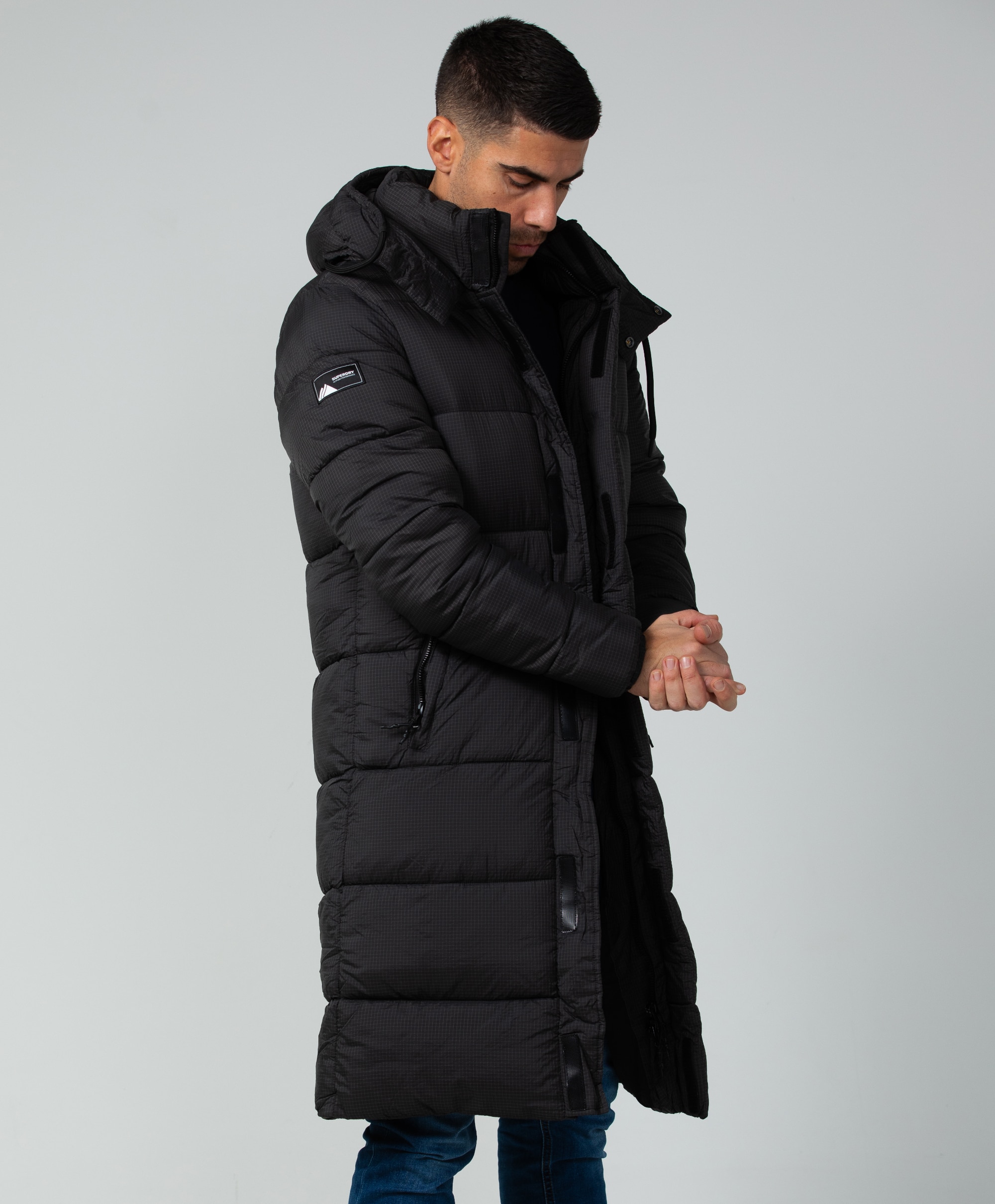 Superdry Ribstop Longline Puffer jacket